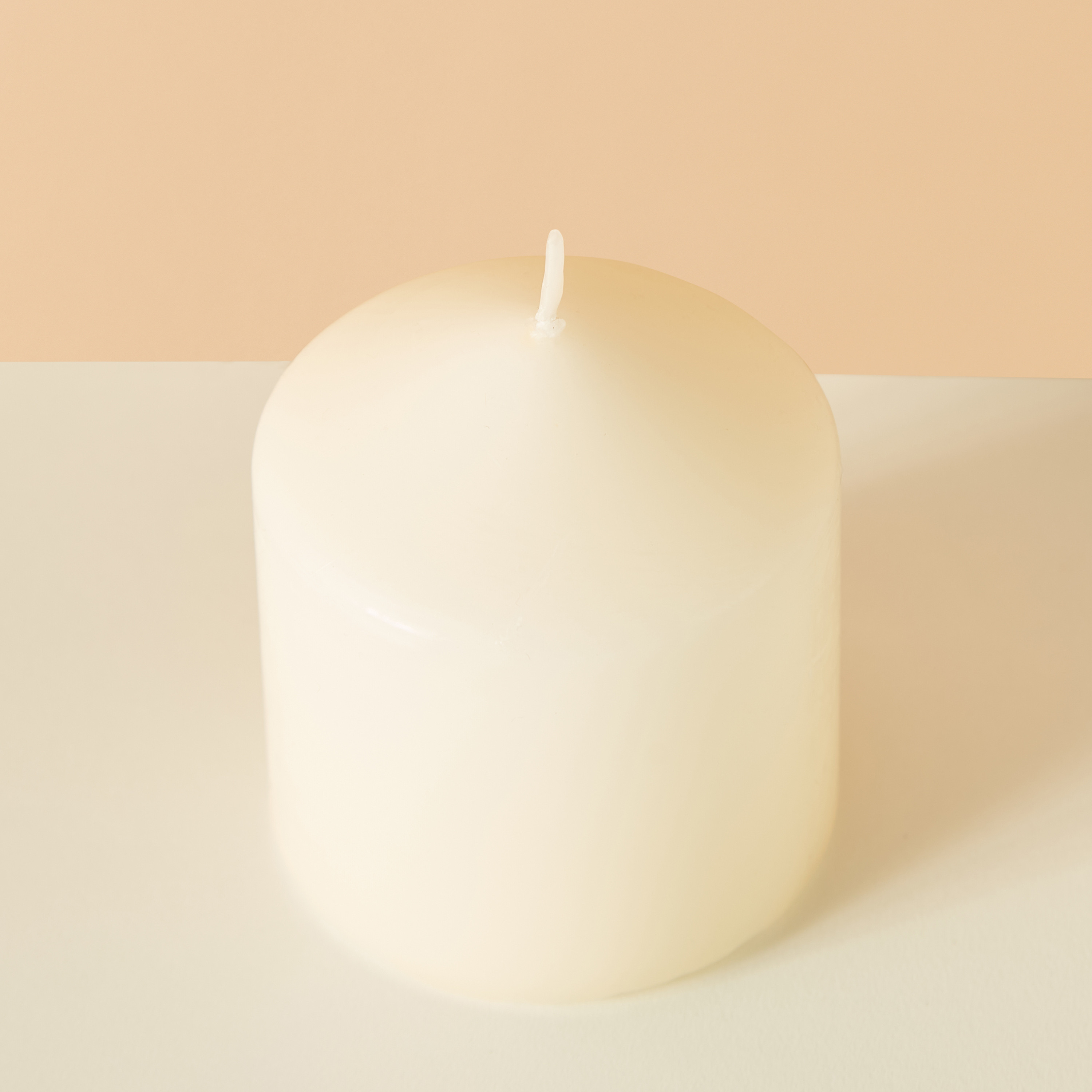 Essentials Unscented Pillar Candle - 7 cms-household-homefragrance-candles-image-4