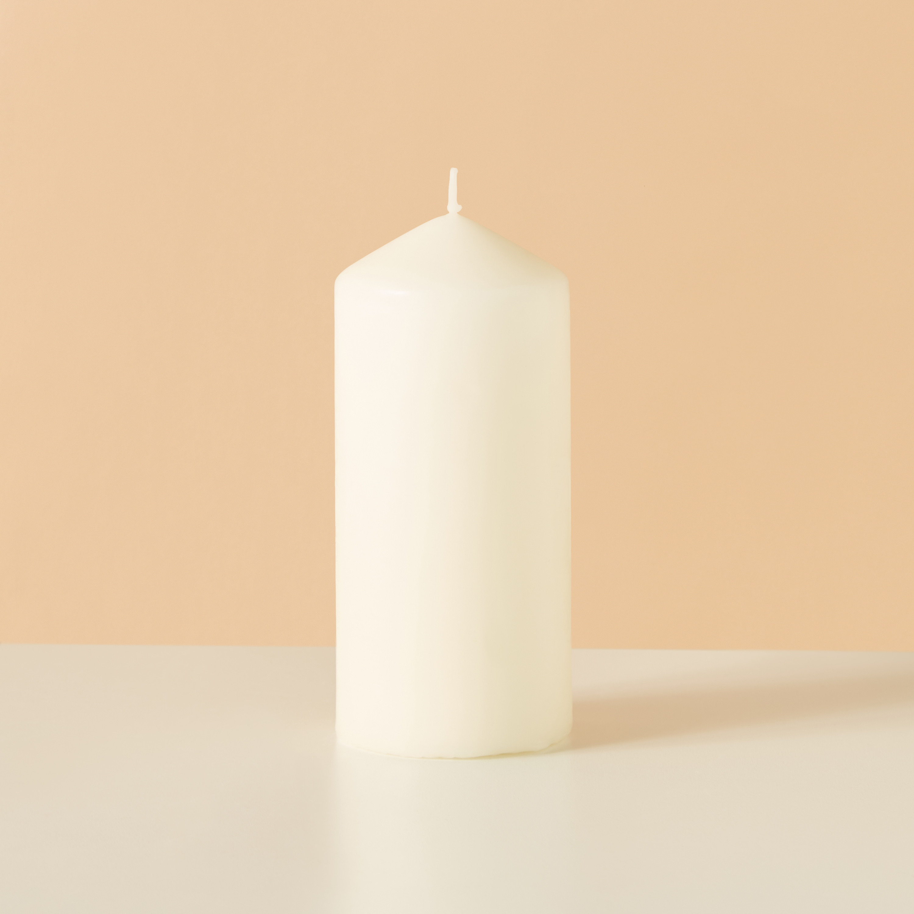 Essentials Unscented Pillar Candle - 15 cms-household-homefragrance-candles-image-2
