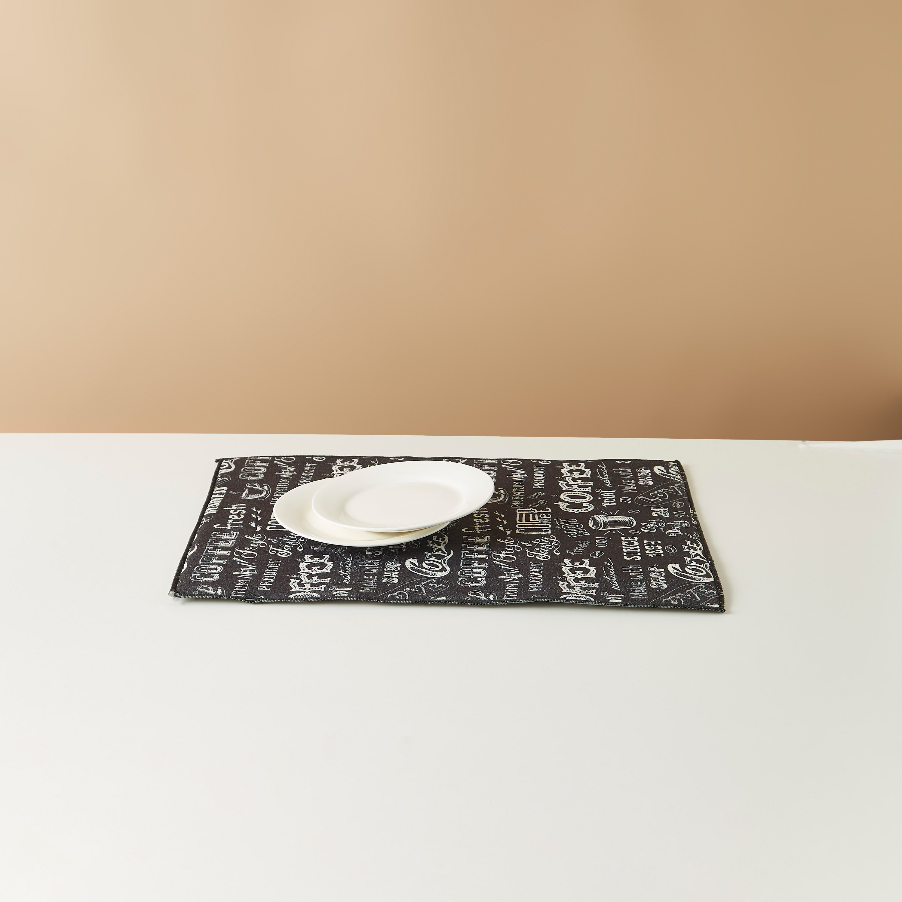 مفرش تجفيف صحون بطبعات - 38x51 سم-household-dining-tablelinen-placemats-image-1