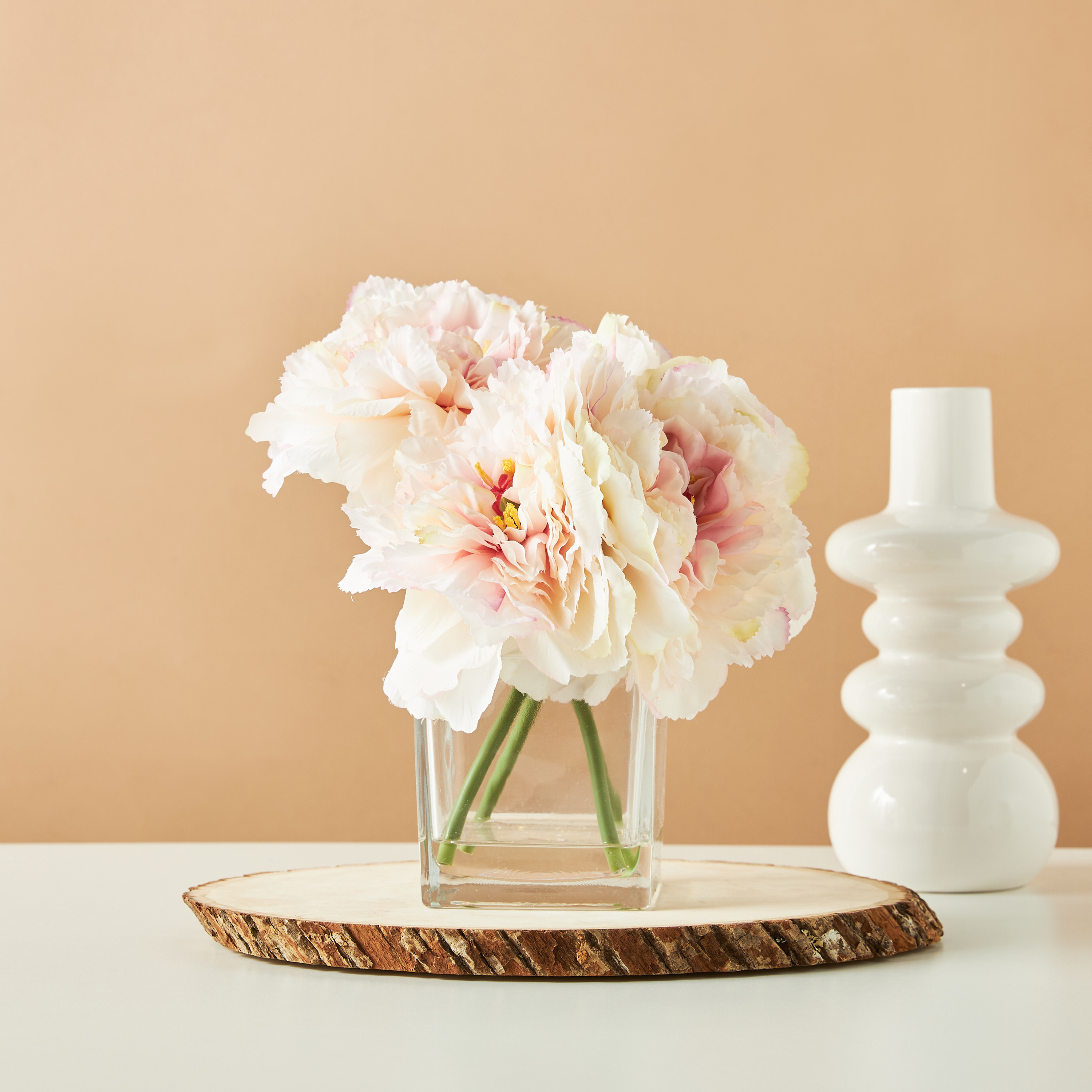 سيقان زهور صناعية مع مزهرية-household-gardenandoutdoor-artificialflowersandplants-flowers-image-1