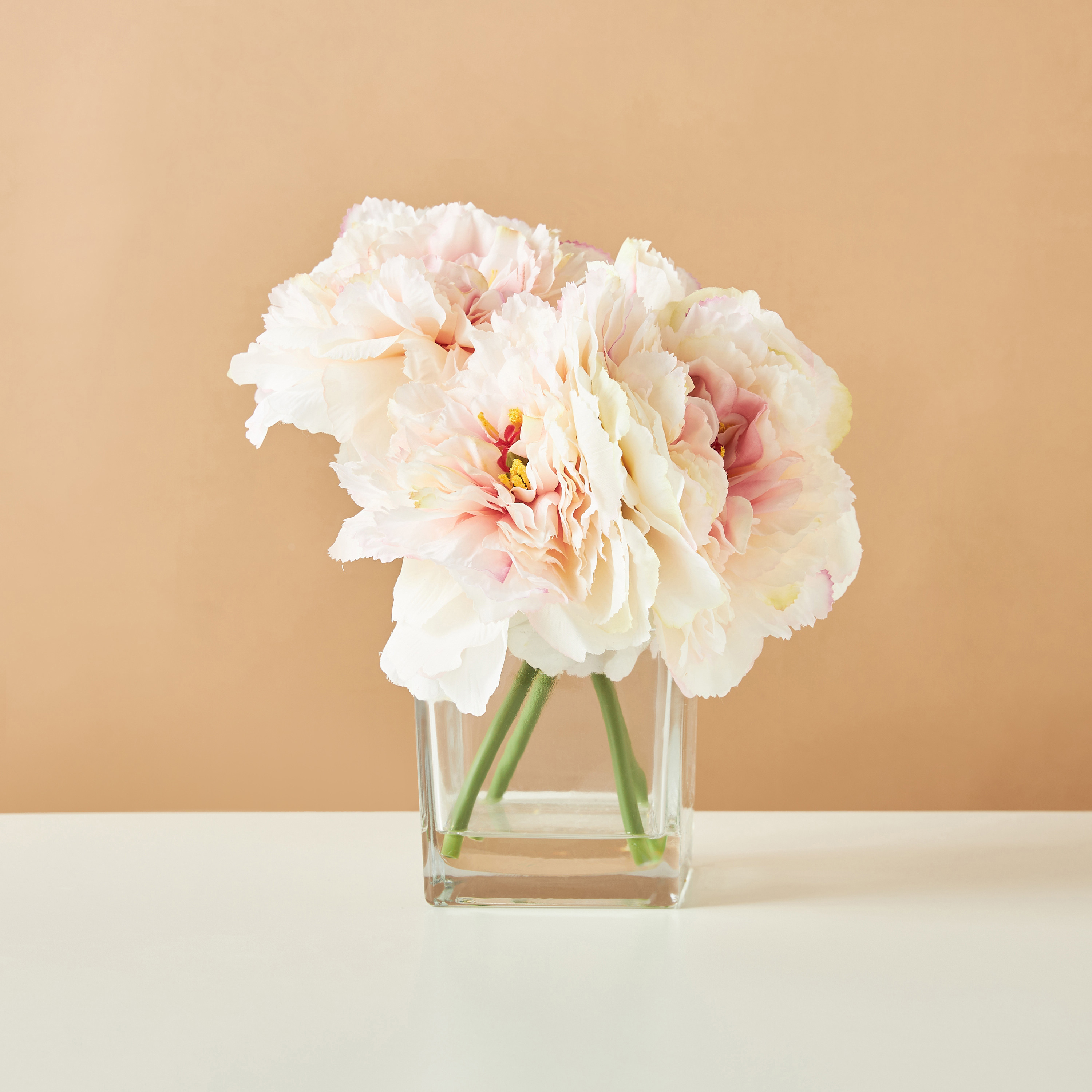 سيقان زهور صناعية مع مزهرية-household-gardenandoutdoor-artificialflowersandplants-flowers-image-2