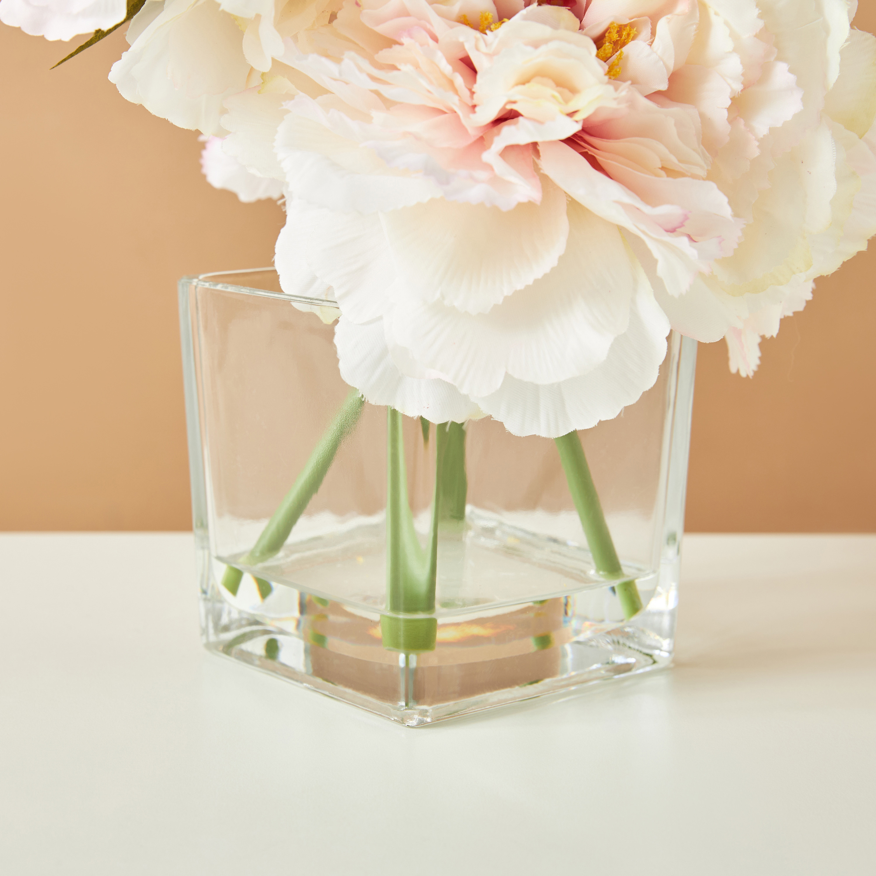 سيقان زهور صناعية مع مزهرية-household-gardenandoutdoor-artificialflowersandplants-flowers-image-4