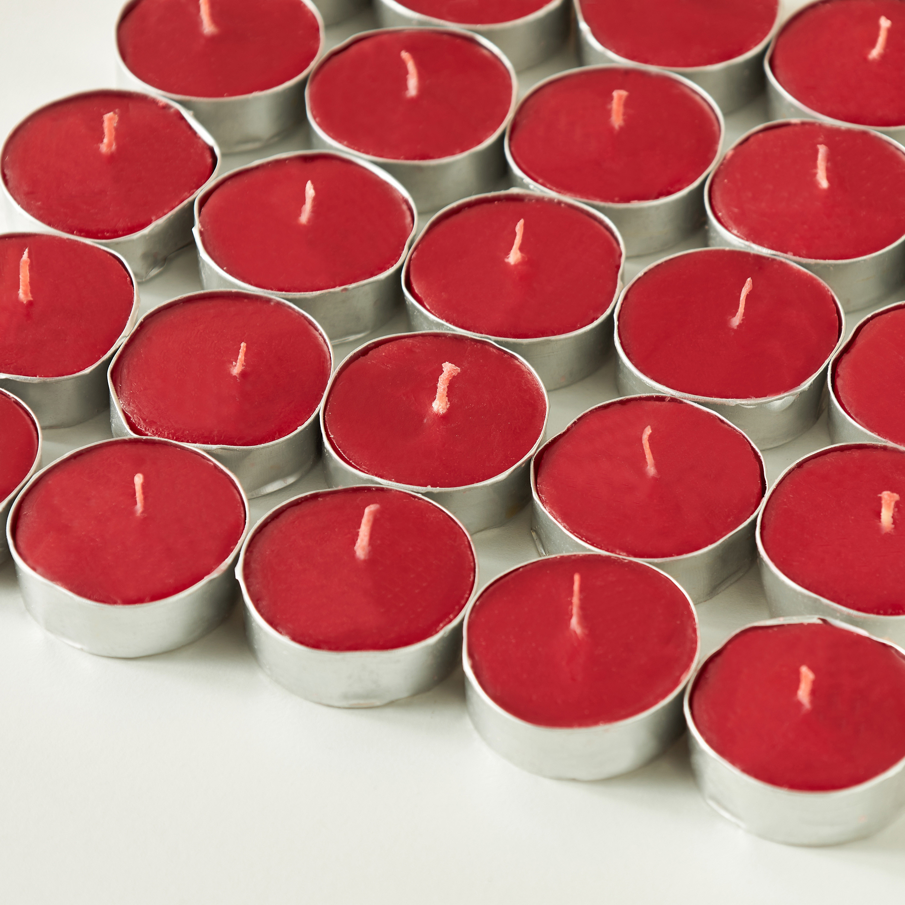 Essentials 25-Piece Vanilla Fleur Scented Tealight Candle Set - 4 H-household-homefragrance-candles-image-3