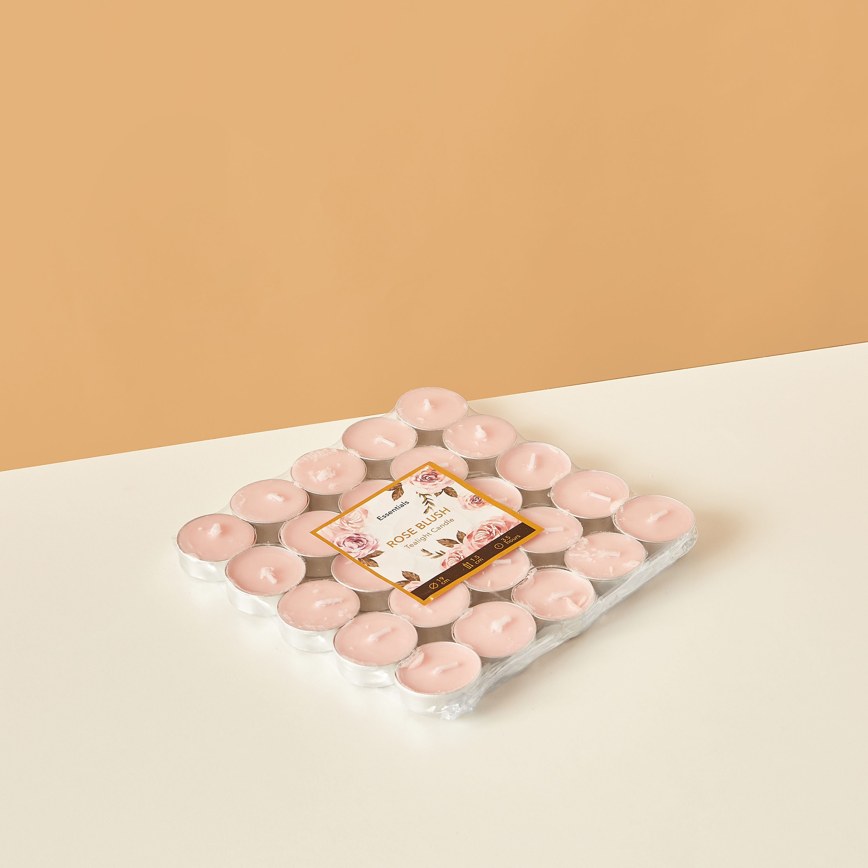 Essentials 25-Piece Vanilla Fleur Scented Tealight Candle Set - 4 H-household-homefragrance-candles-image-4