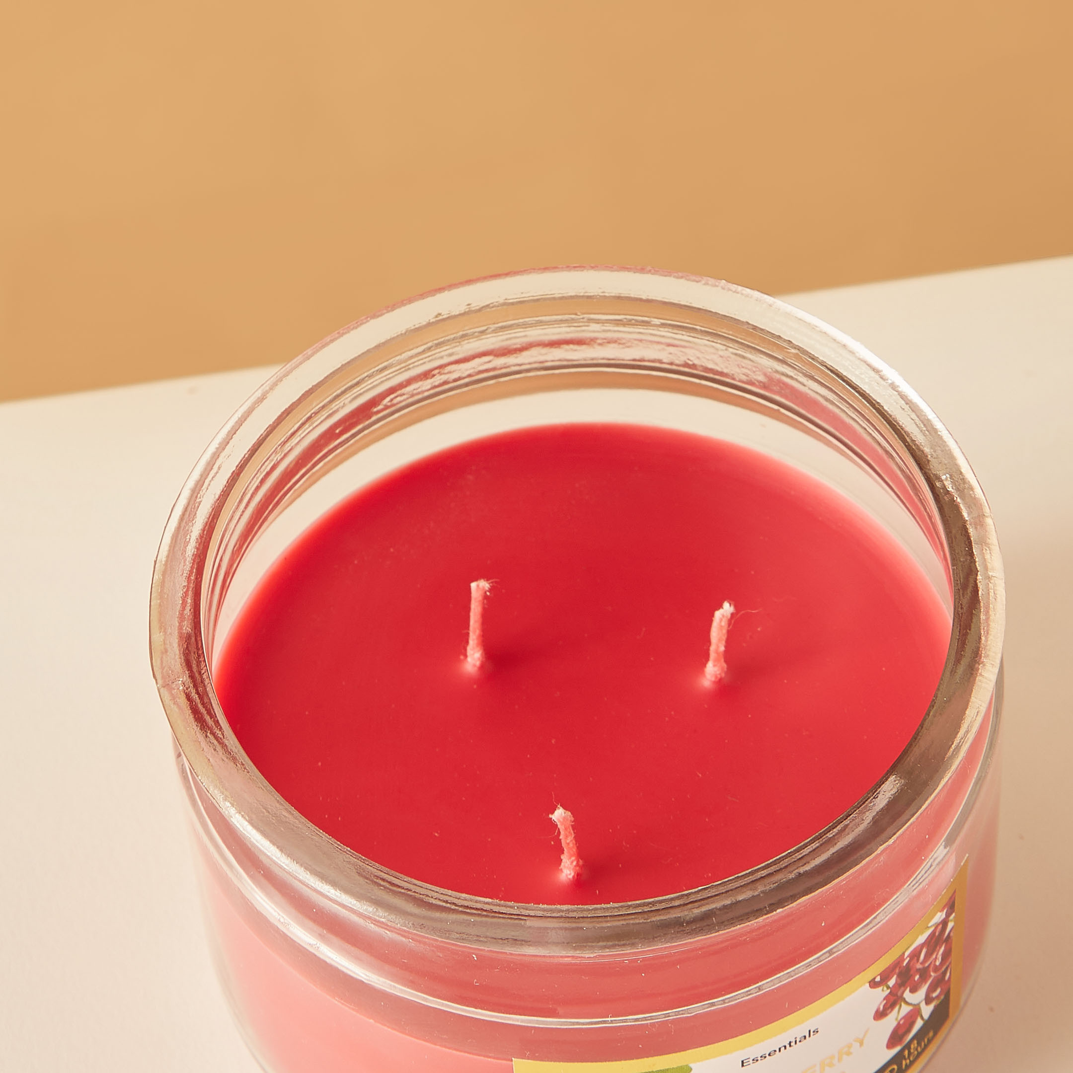 Essentials 3-Wick Vanilla Fleur Scented Glass Jar Candle - 18 H-household-homefragrance-candles-image-4