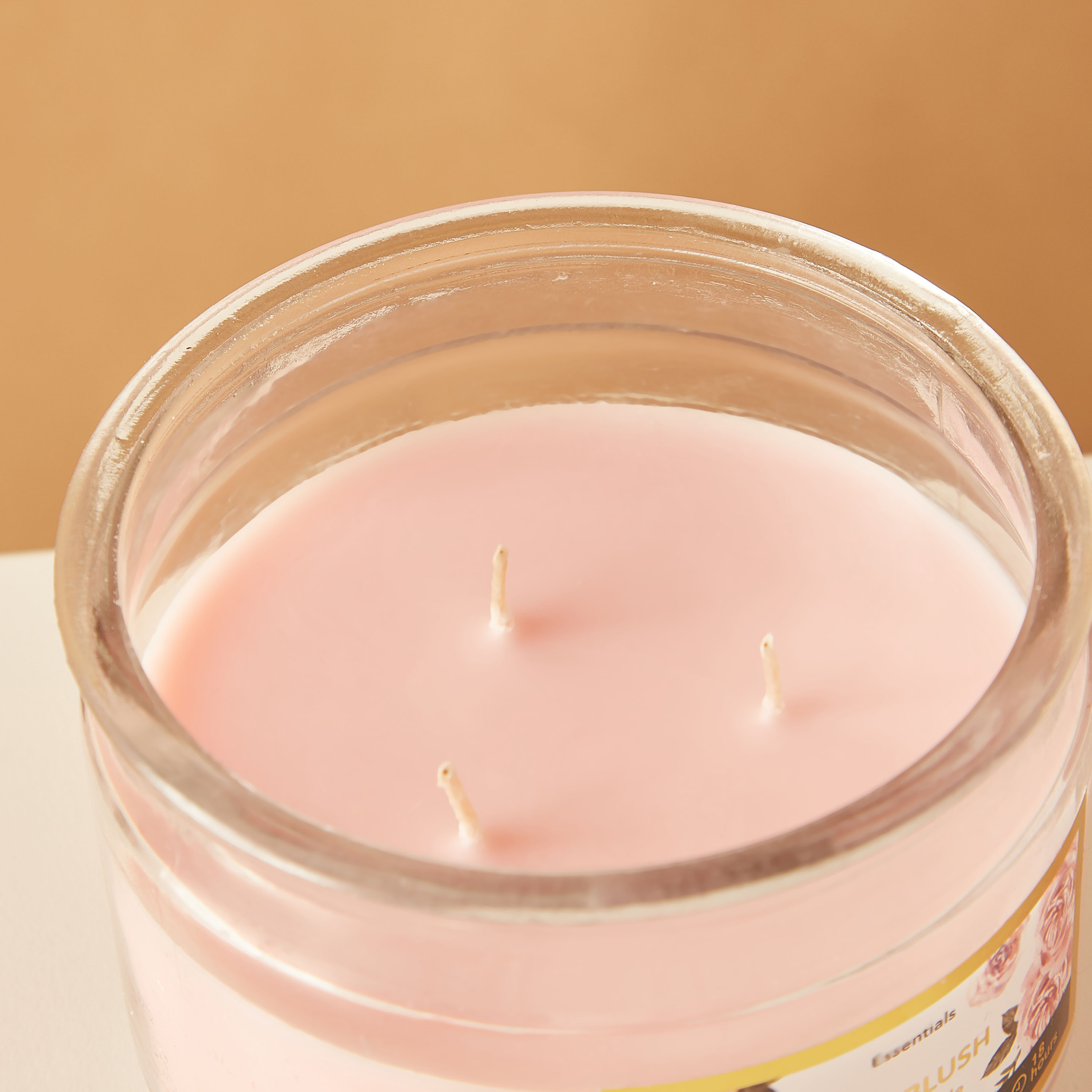 Essentials 3-Wick Vanilla Fleur Scented Glass Jar Candle - 18 H-household-homefragrance-candles-image-4
