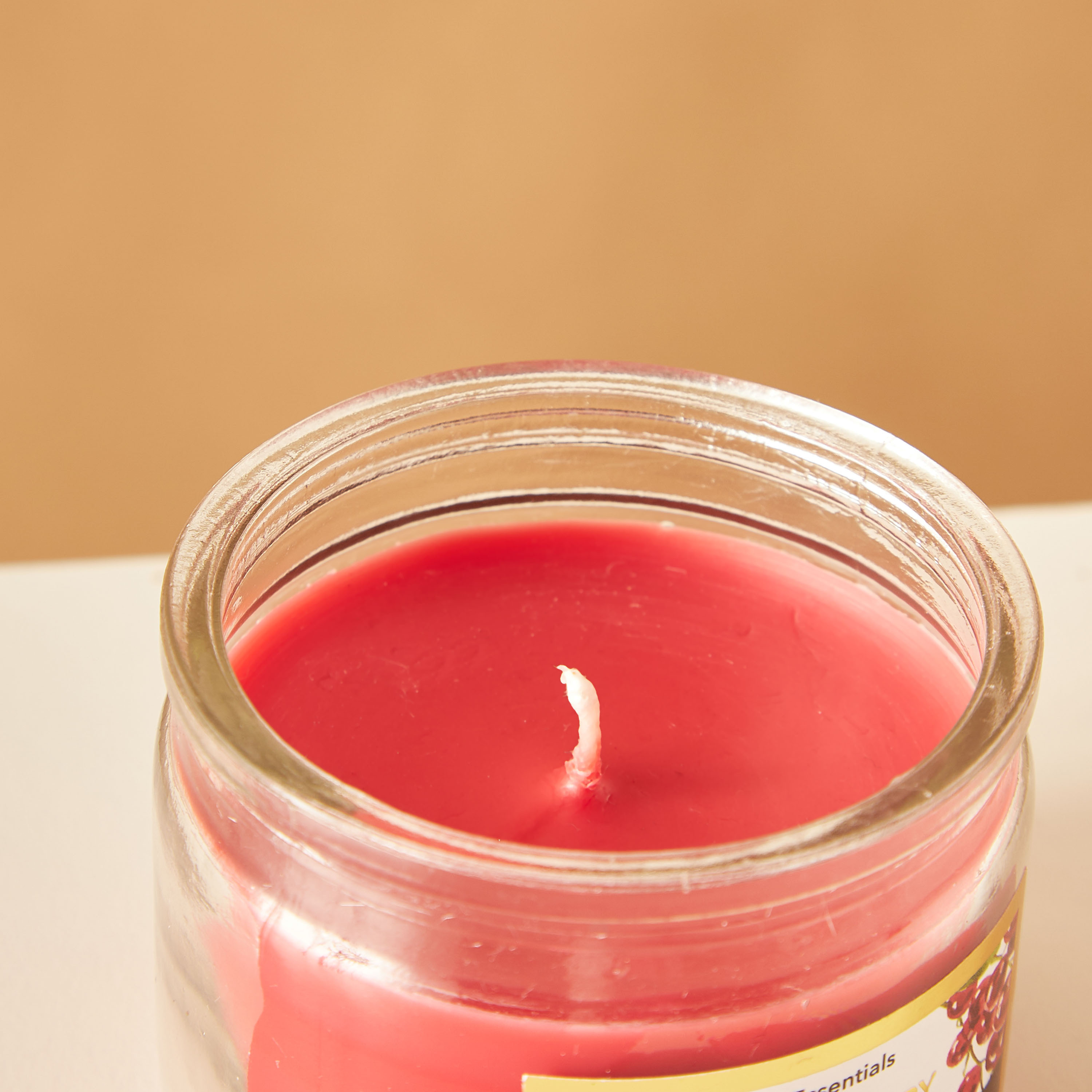 Essentials Vanilla Fleur Scented Glass Jar Candle - 17 H-household-homefragrance-candles-image-4