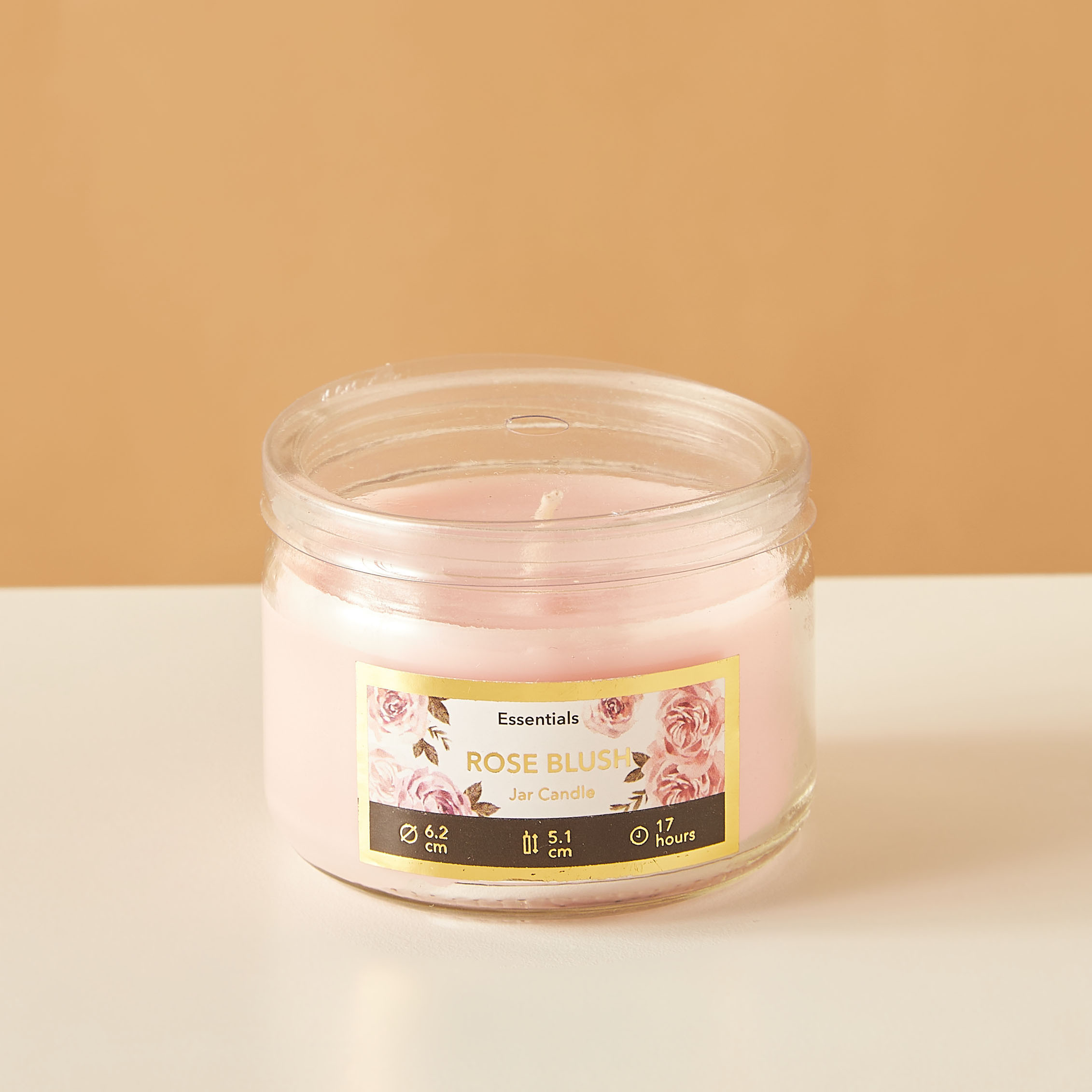 Essentials Vanilla Fleur Scented Glass Jar Candle - 17 H-household-homefragrance-candles-image-2
