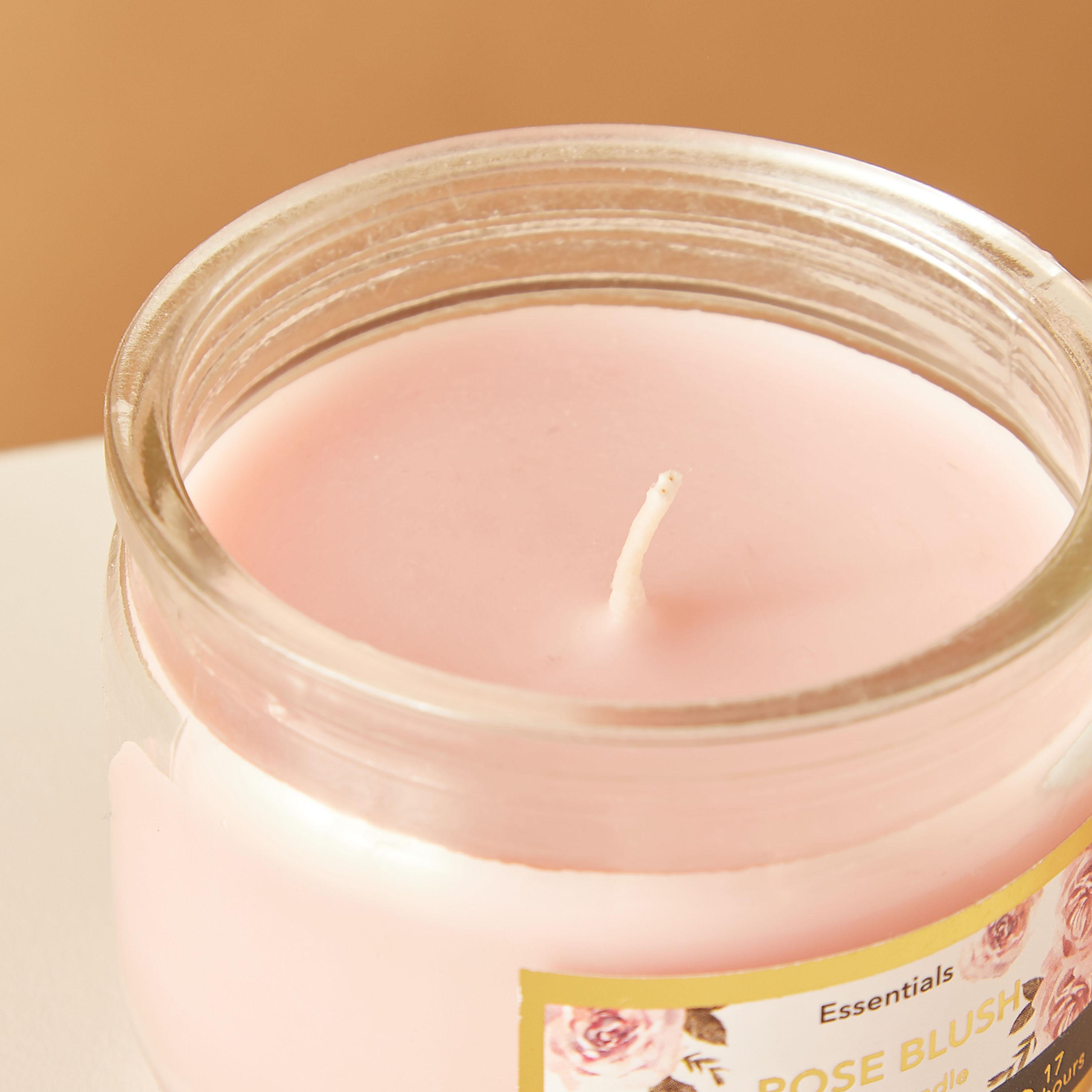Essentials Vanilla Fleur Scented Glass Jar Candle - 17 H-household-homefragrance-candles-image-4