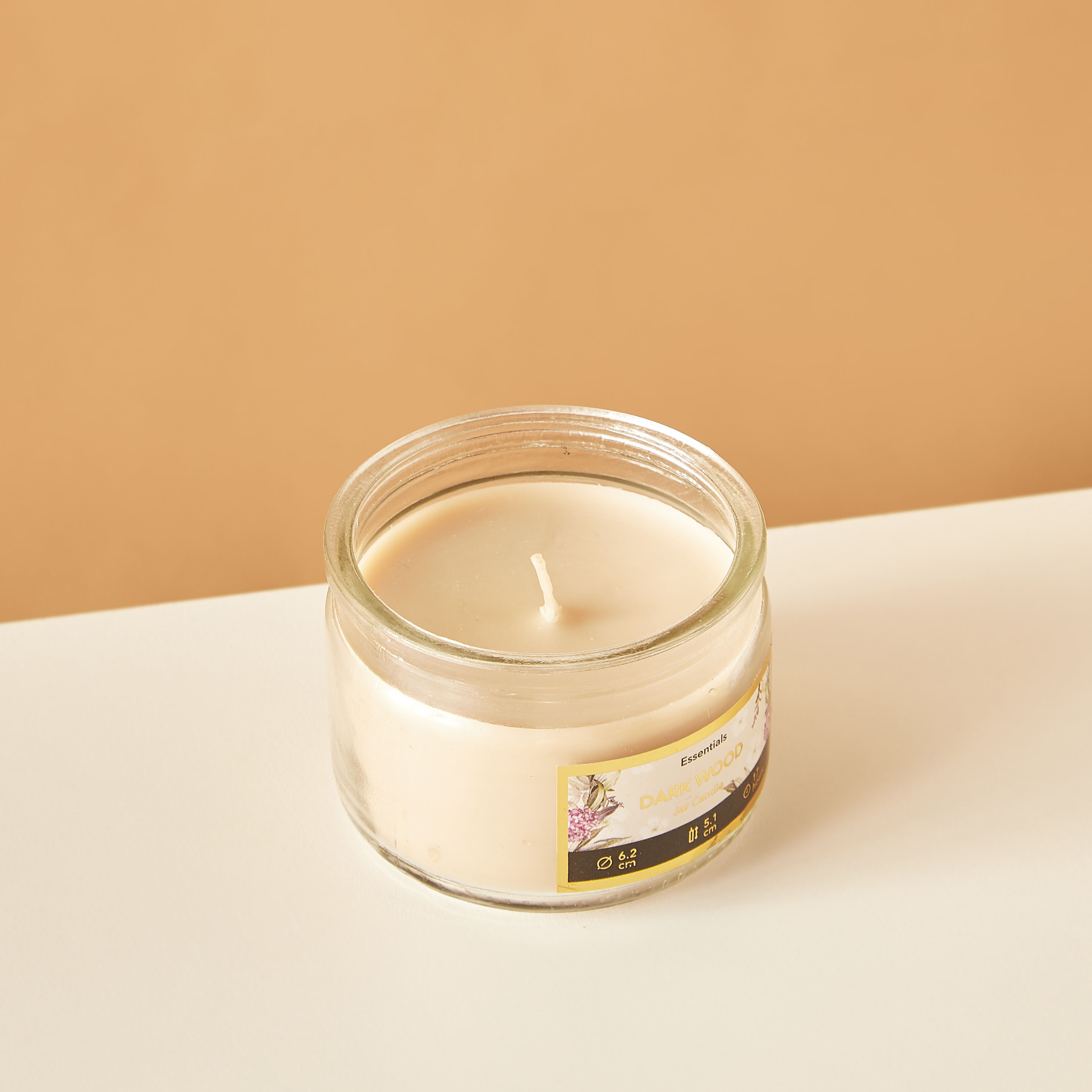 Essentials Vanilla Fleur Scented Glass Jar Candle - 17 H-household-homefragrance-candles-image-3