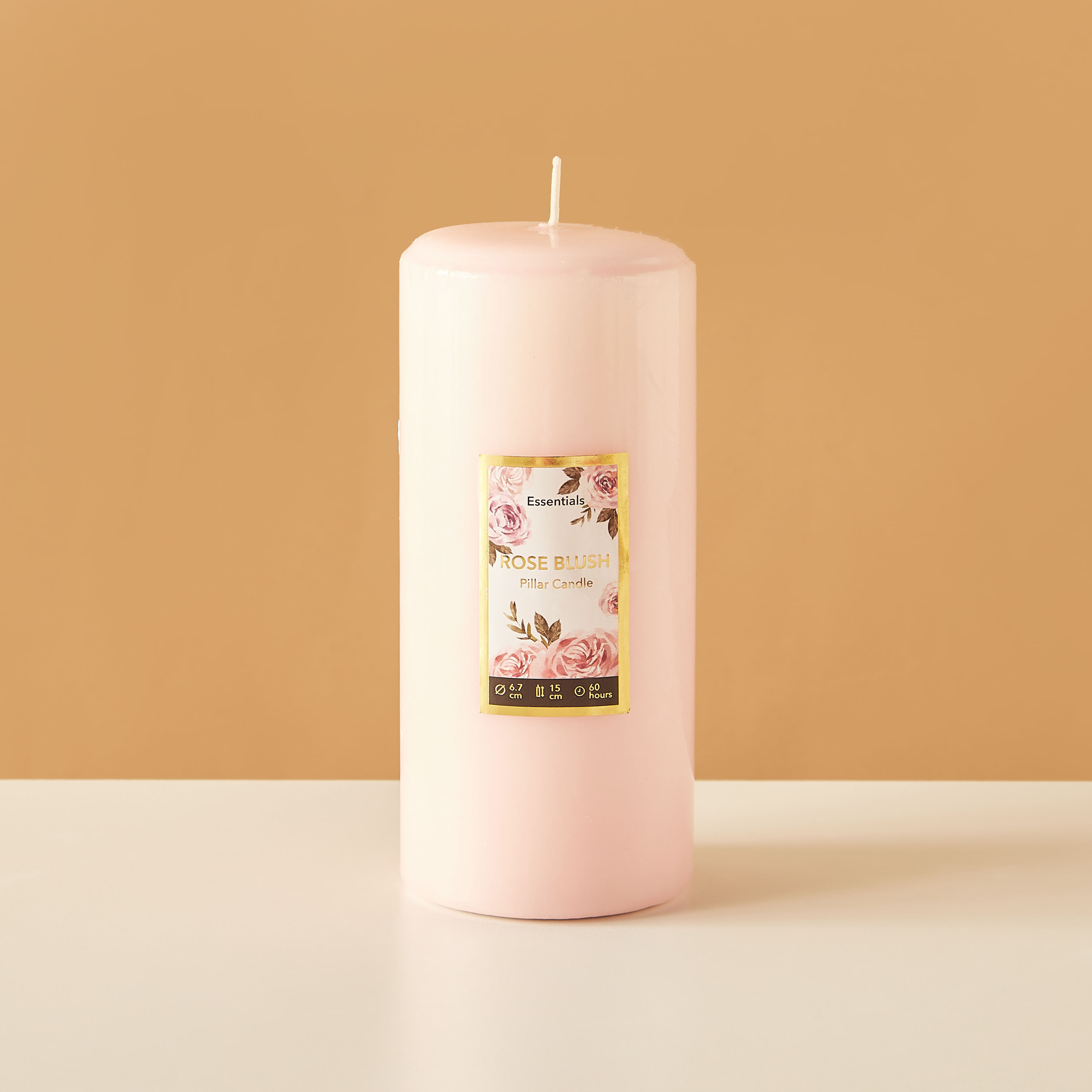 شمعة عمودية معطّرة روز بلش - إيسينشيالز - 60 ساعة-household-homefragrance-candles-image-2