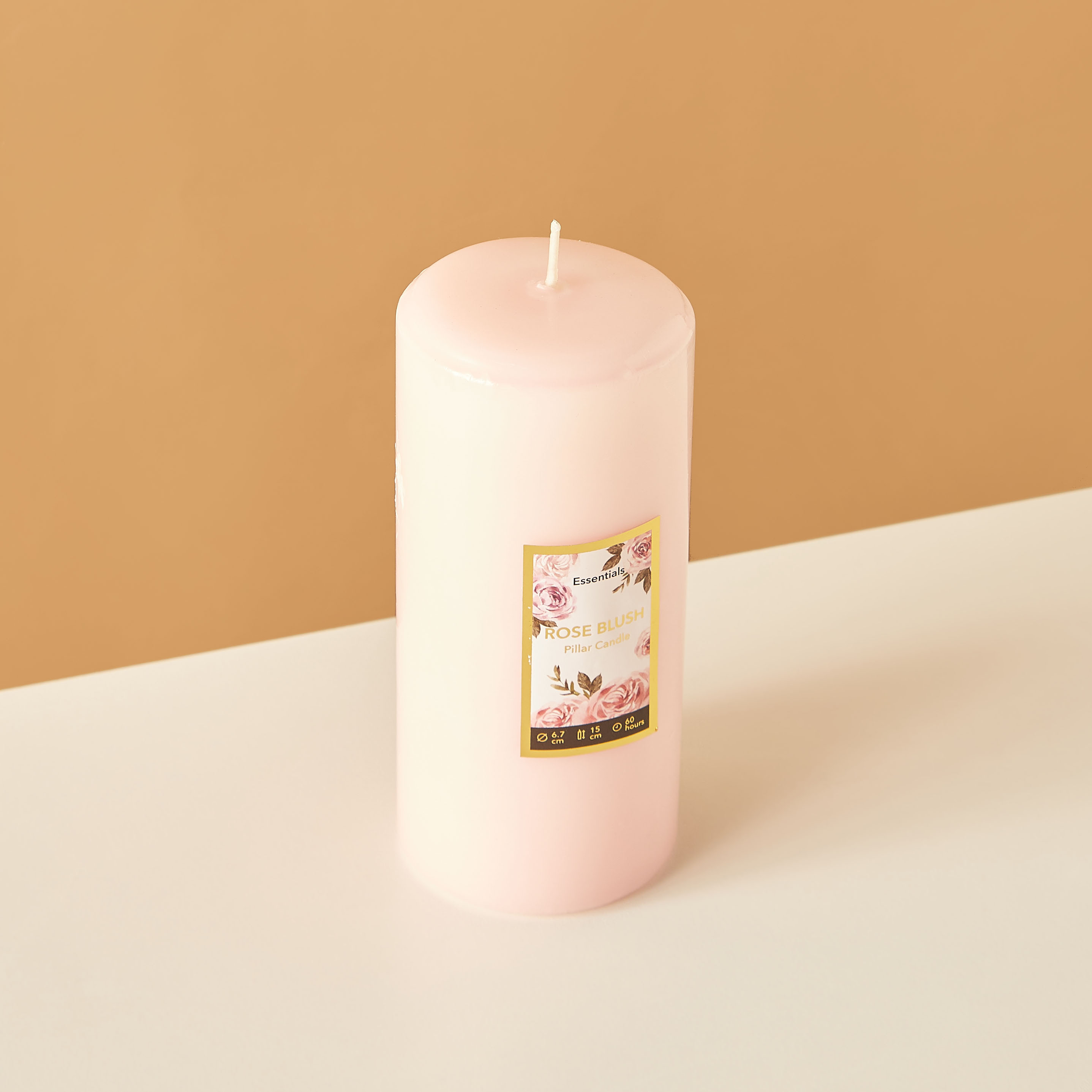 شمعة عمودية معطّرة روز بلش - إيسينشيالز - 60 ساعة-household-homefragrance-candles-image-3