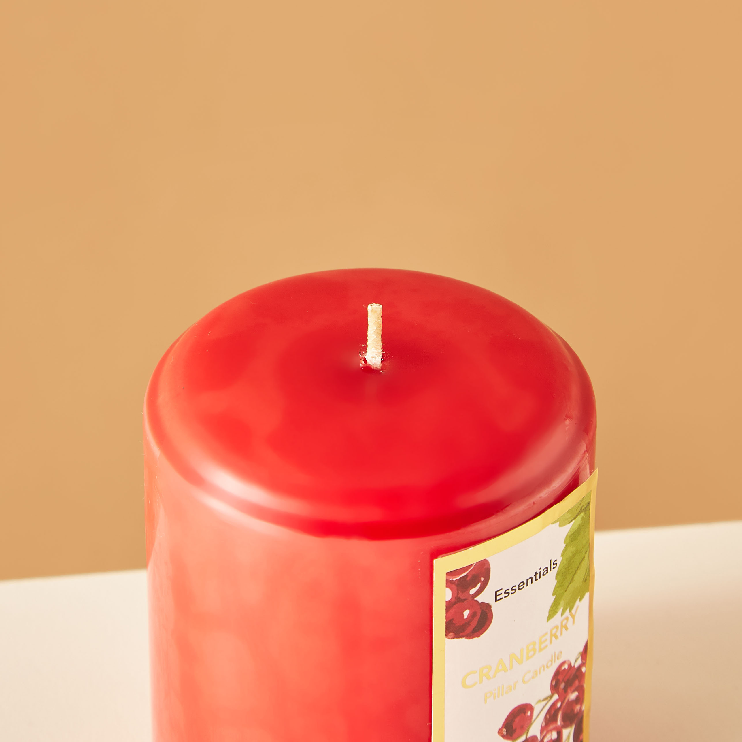Essentials Vanilla Fleur Scented Pillar Candle - 8 cms-household-homefragrance-candles-image-4