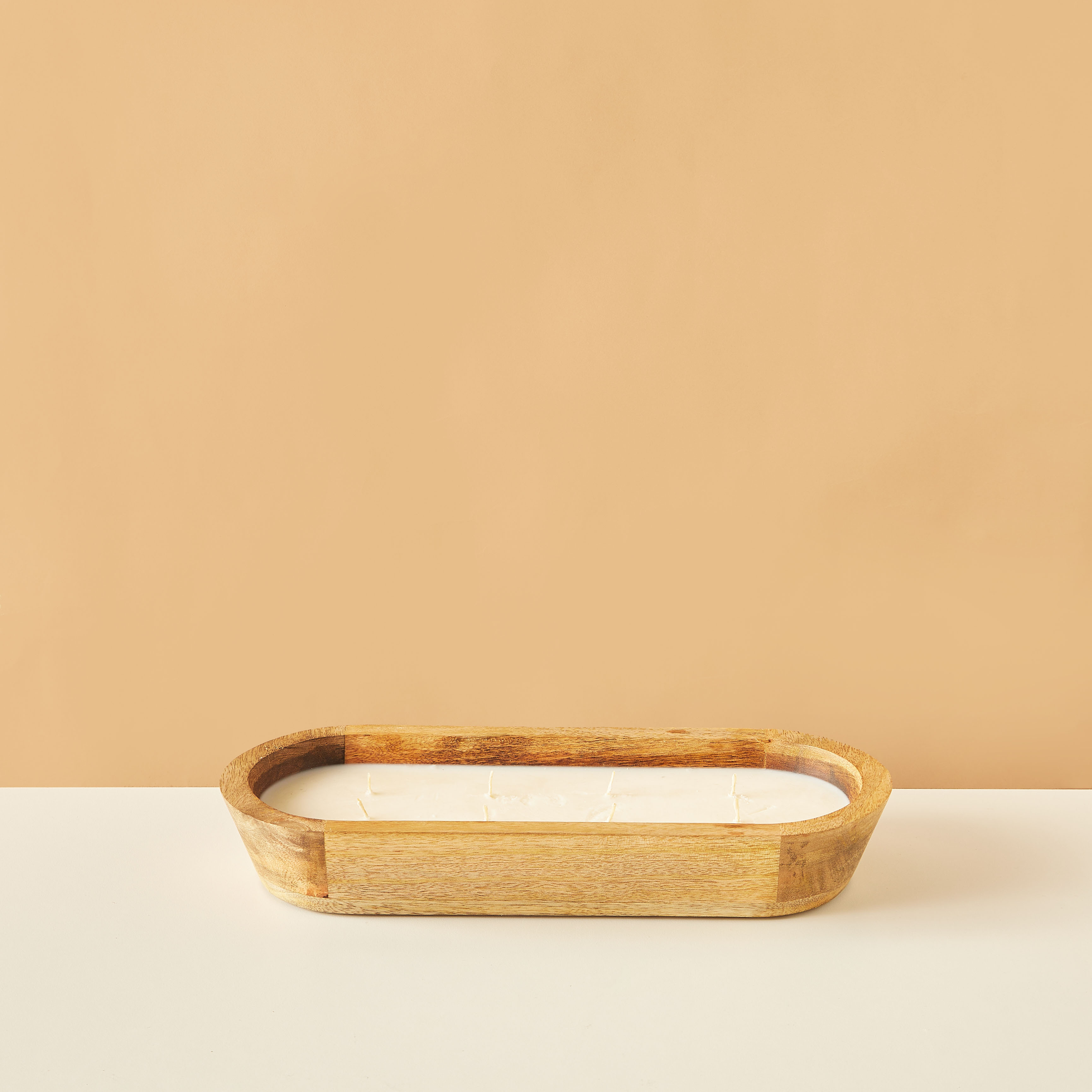 Royal Amber 8-wick Scented Wooden Tray Candle - 24 oz-household-homefragrance-candles-image-3