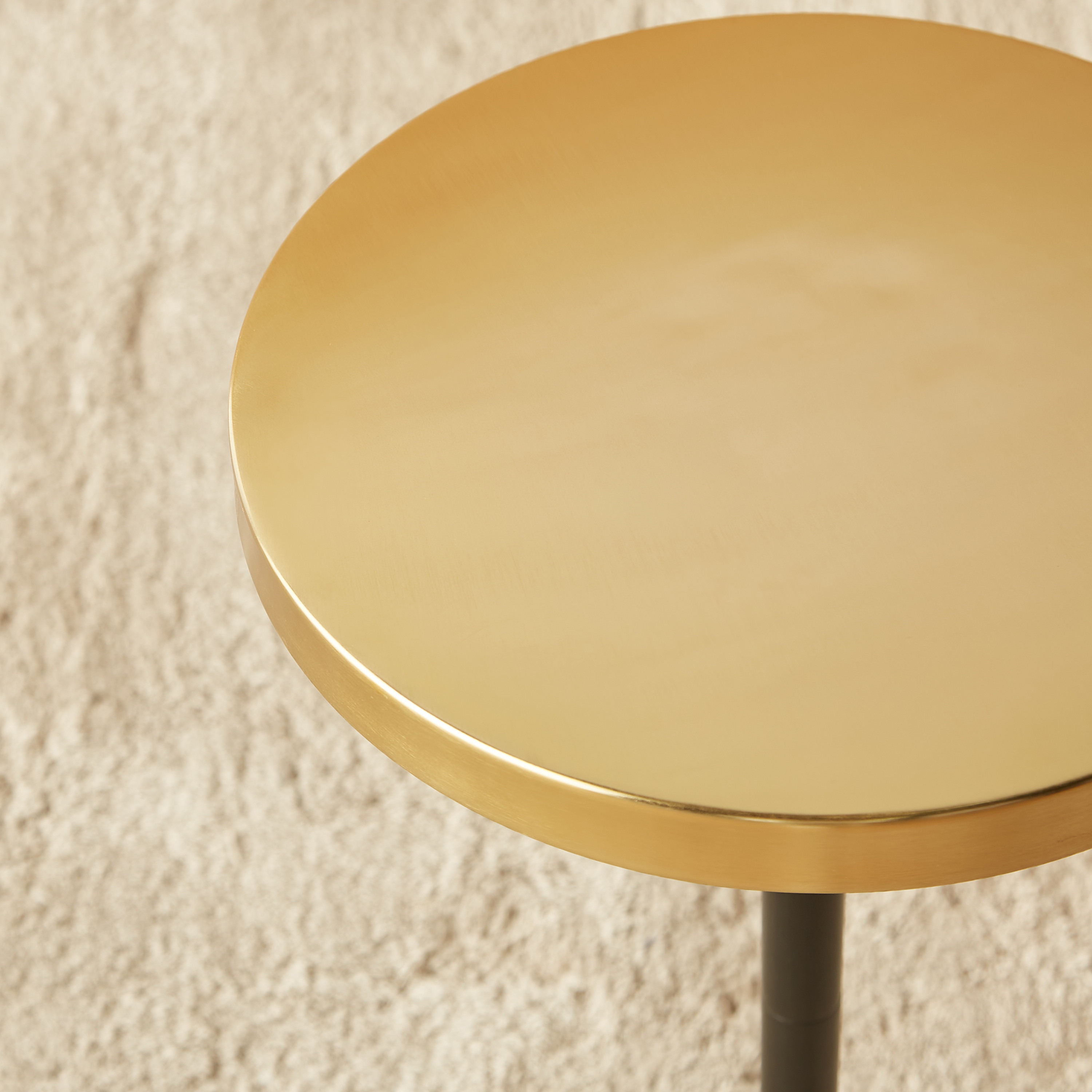Metal Top Accent Table with Pedestal Base - 31x31x56 cms-furniture-livingroom-sideandendtables-image-4