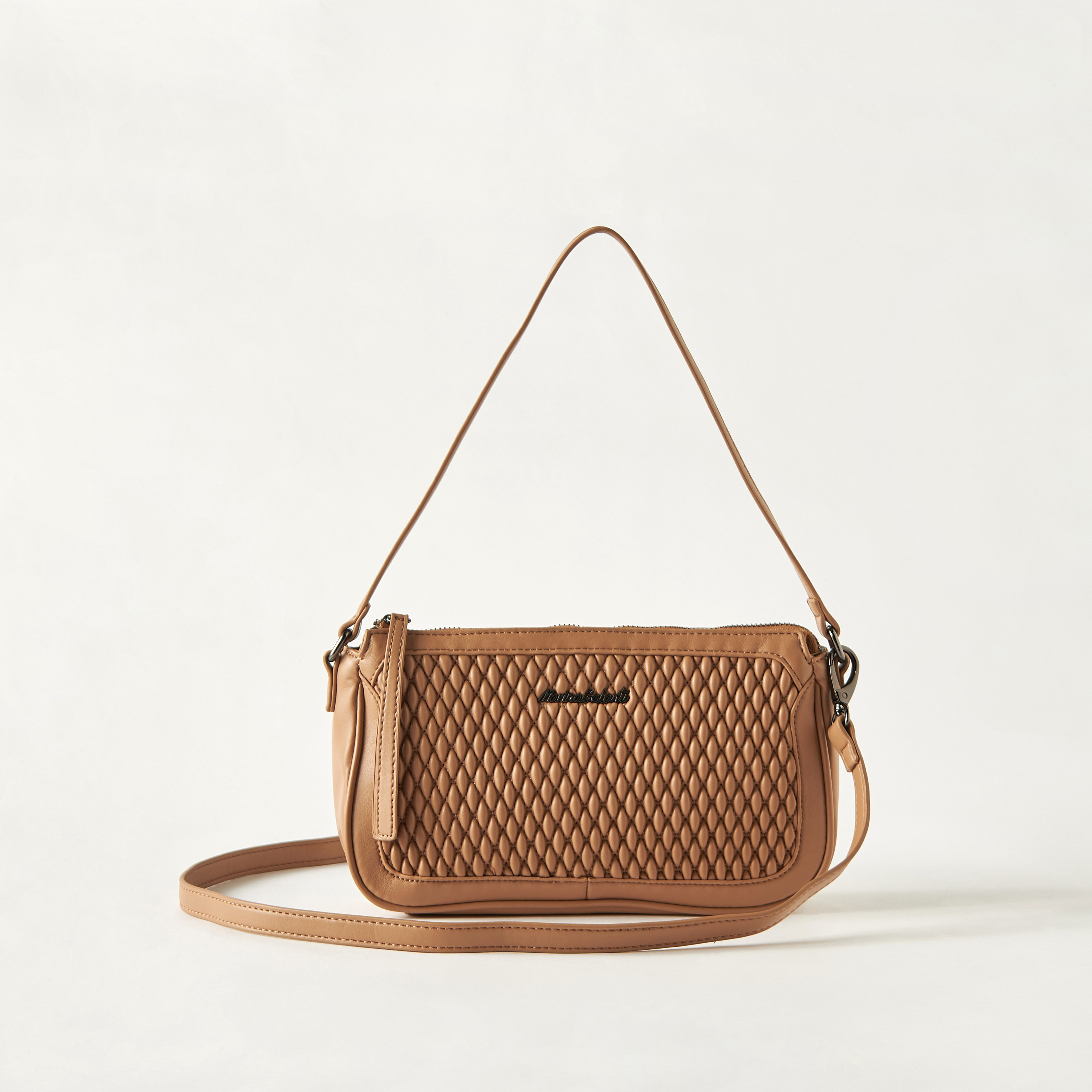 شنطة كتف بارزة الملمس من مارينا غالانتي-women-bagsandwallets-handbags-image-1