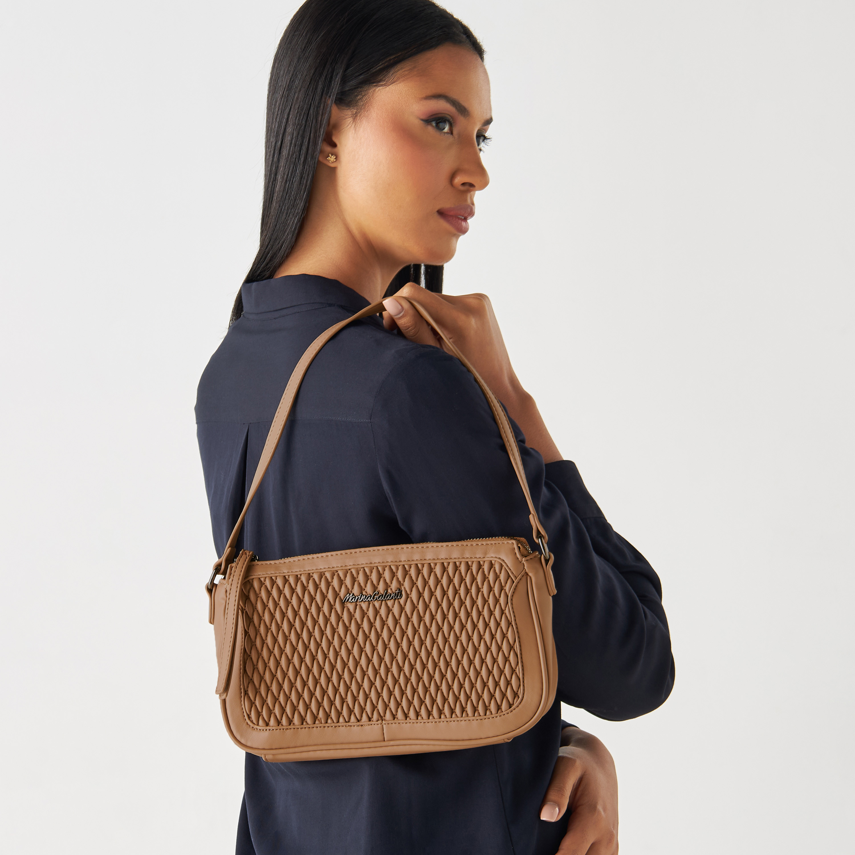 شنطة كتف بارزة الملمس من مارينا غالانتي-women-bagsandwallets-handbags-image-2