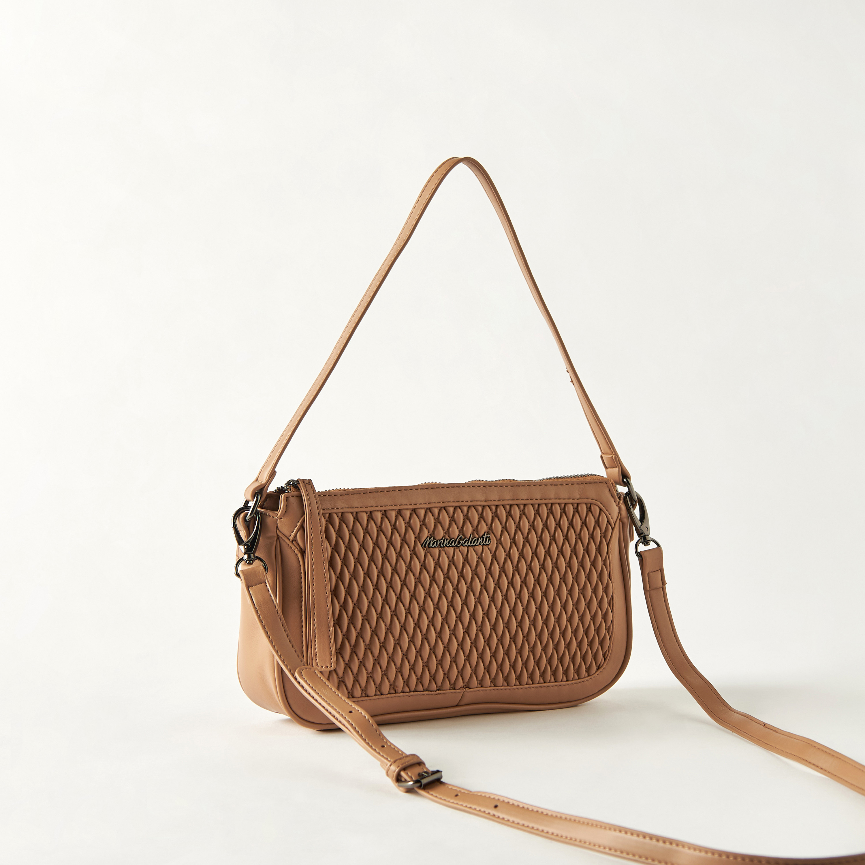 شنطة كتف بارزة الملمس من مارينا غالانتي-women-bagsandwallets-handbags-image-3