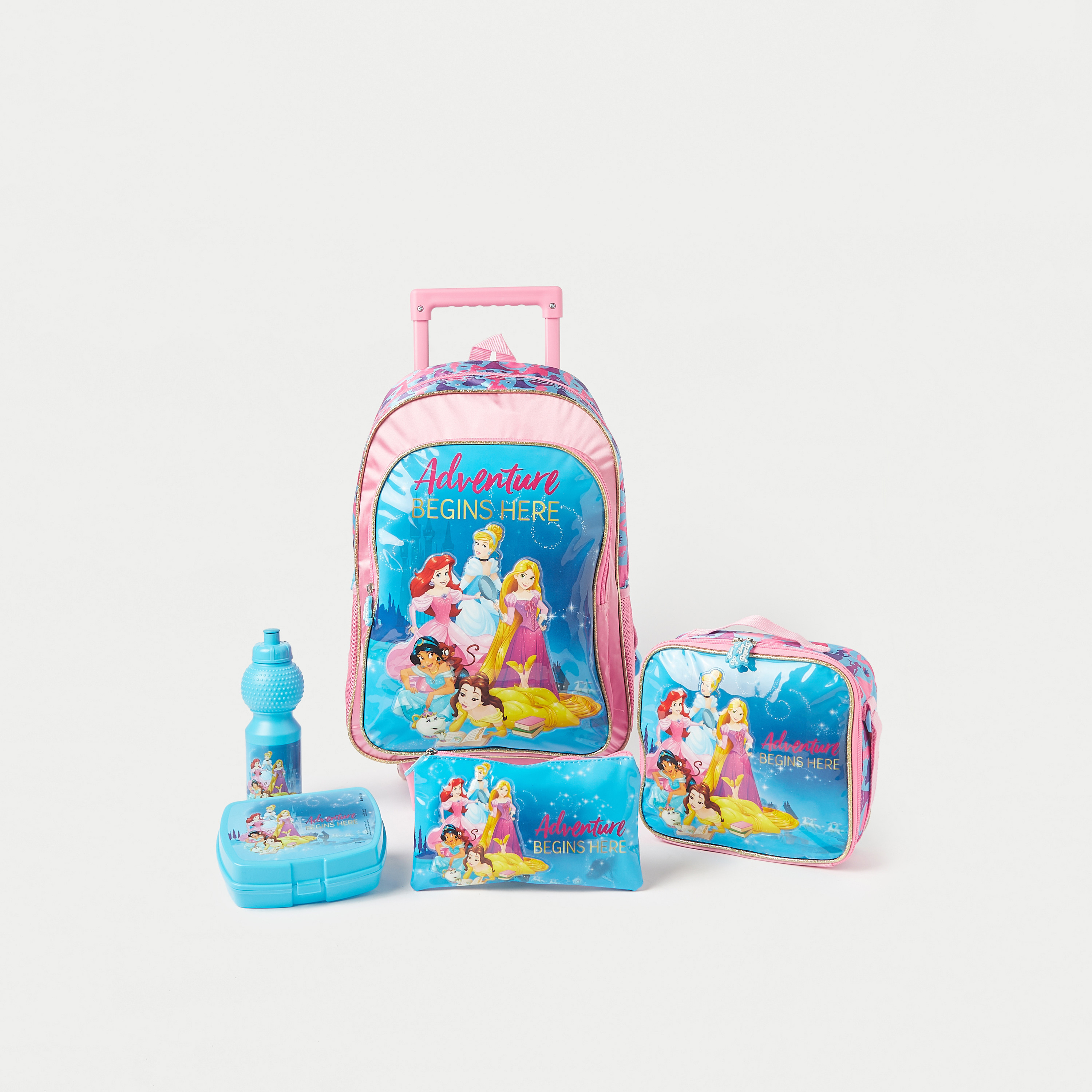 Plastic trolley school bags best sale