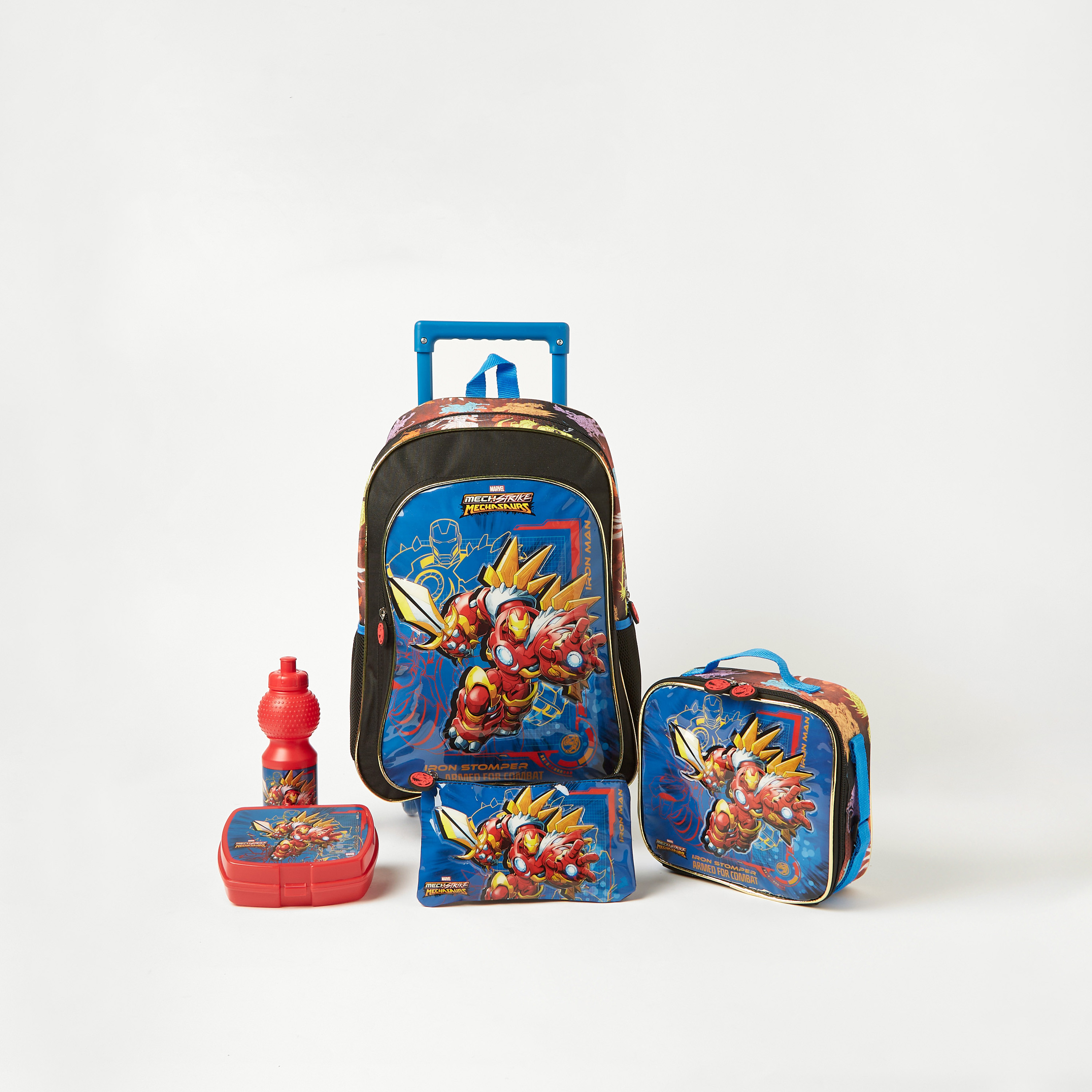 Buy Avengers Print 5 Piece Trolley Backpack Set 18 inches Online