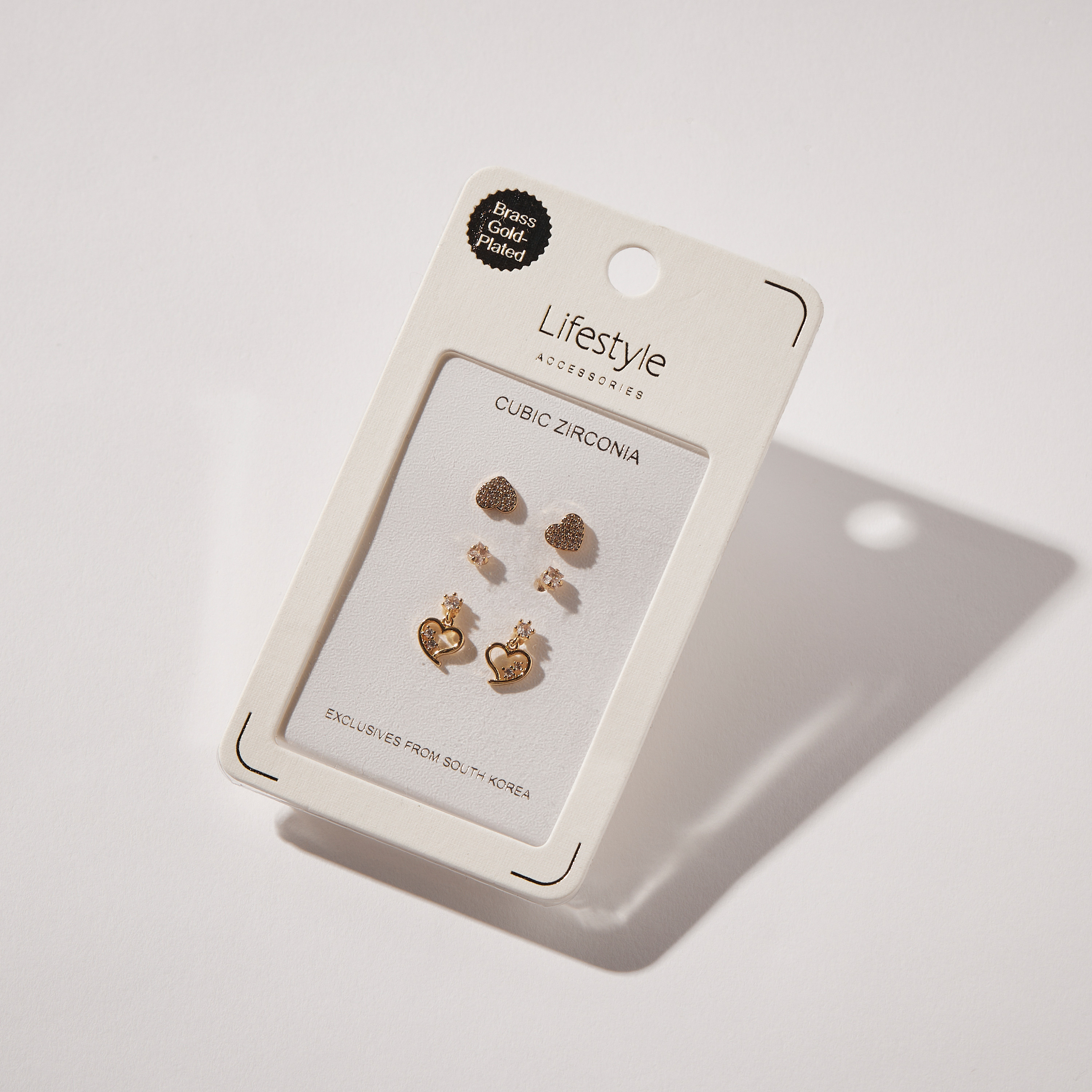 Pearl Embellished Earrings with Pushback Closure - Set of 3-women-watchesandjewellery-jewellery-earrings-image-4