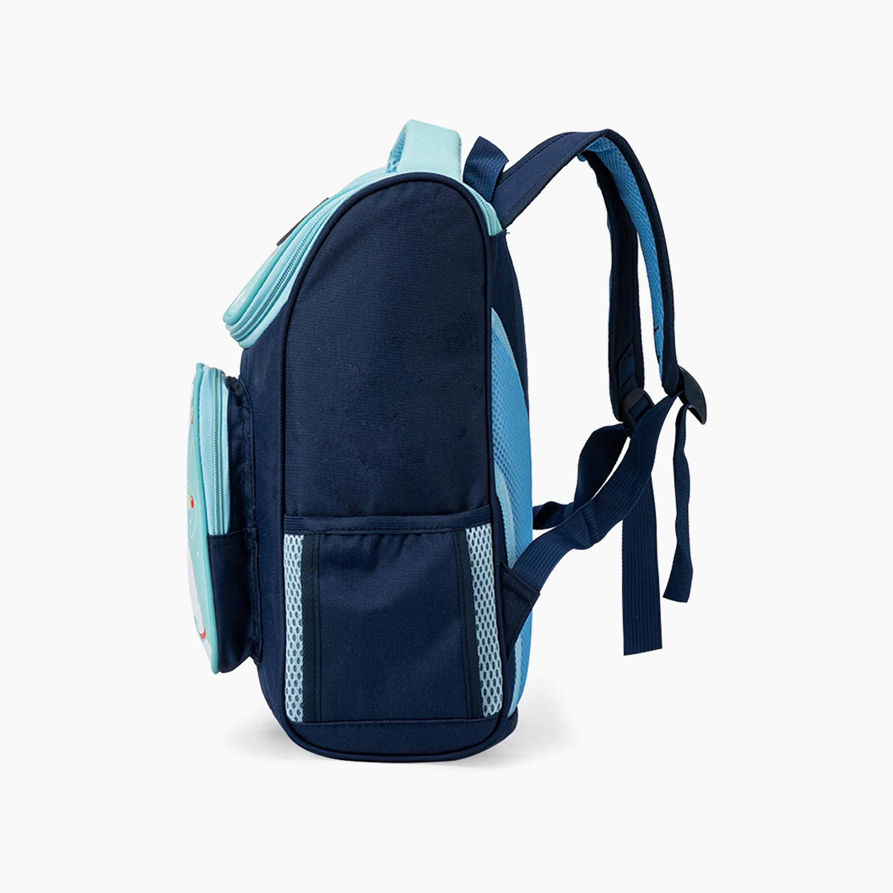 Eazy Kids Back to School Backpack, Astronaut Space, 16 Inch, Blue-school-bagsandbackpacks-backpacks-image-4