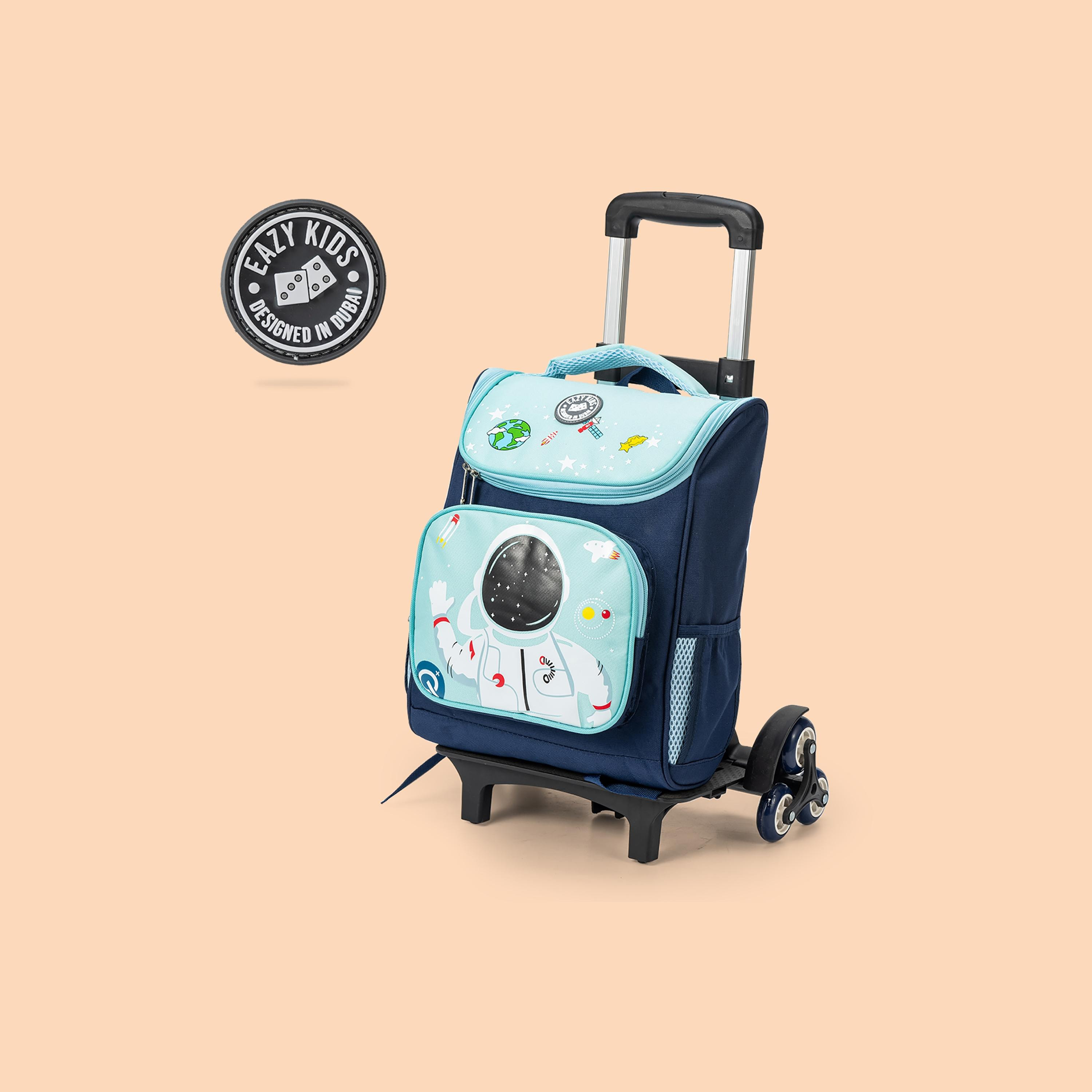 Eazy Kids Back to School Backpack, Astronaut Space, 16 Inch, Blue-school-bagsandbackpacks-backpacks-image-5
