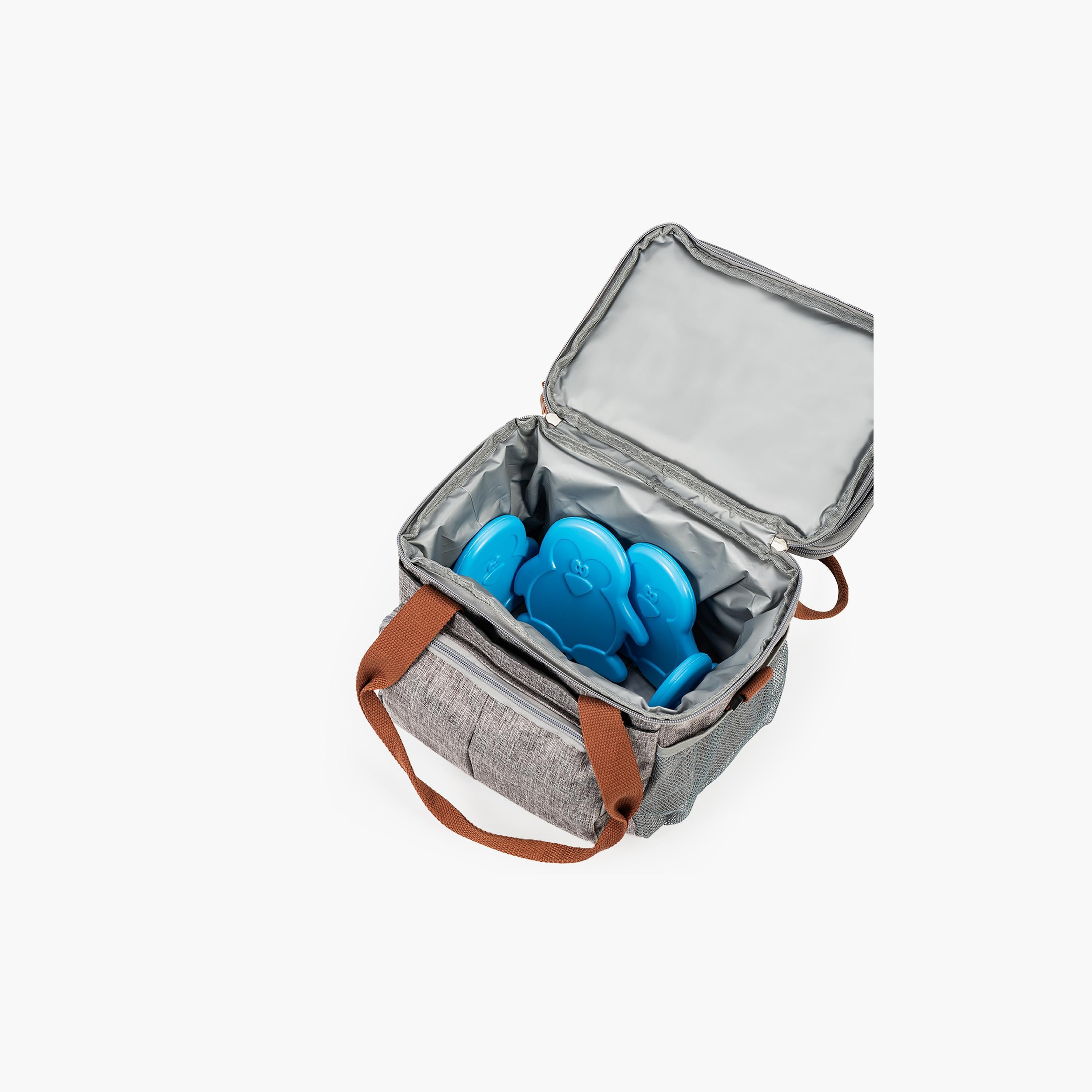 عبوة ثلج 4 قطع لحقيبة الغداء من إيزي كيدز، أزرق-school-lunchessentials-lunchbags-image-4