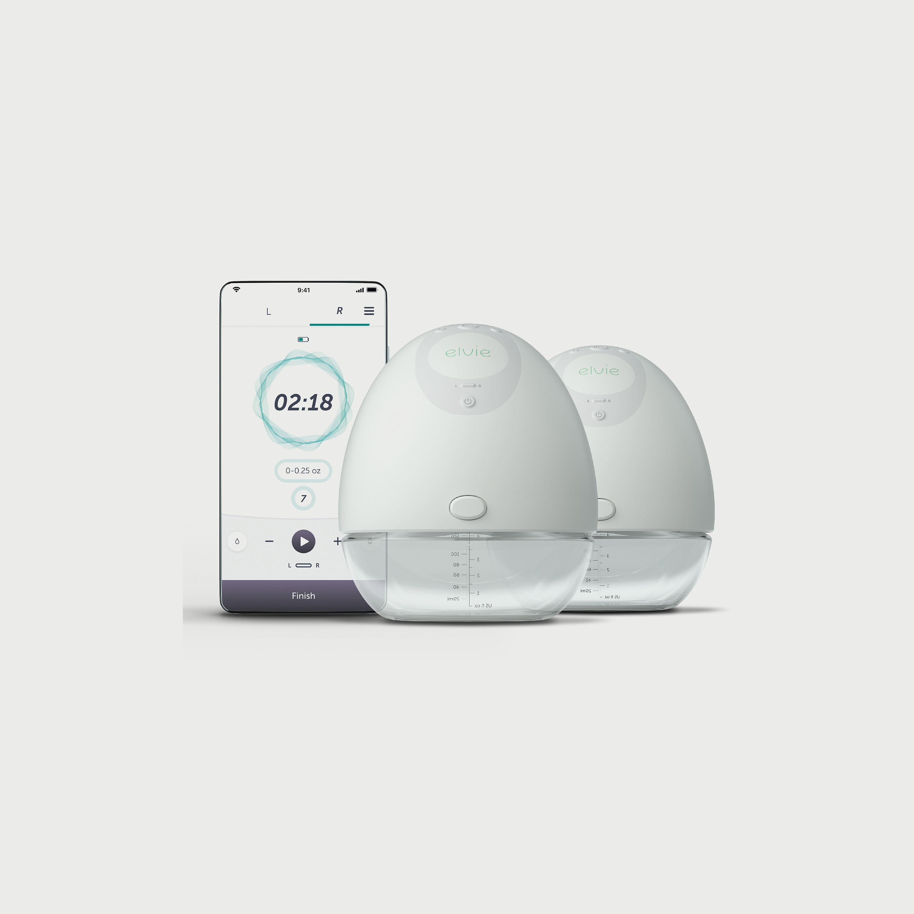 Elvie Double Electric Breast Pump-baby-feeding-breastfeedingandcare-image-1
