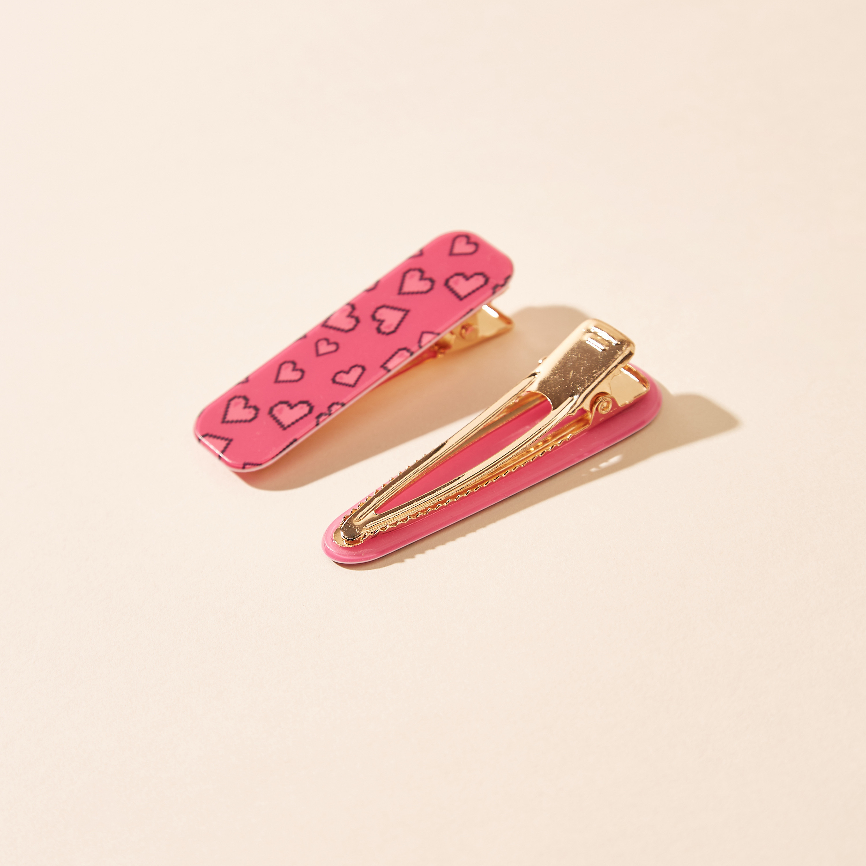 مشابك شعر بطبعات قلب من ميستوتس - طقم من قطعتين-women-hairaccessories-clips-image-3