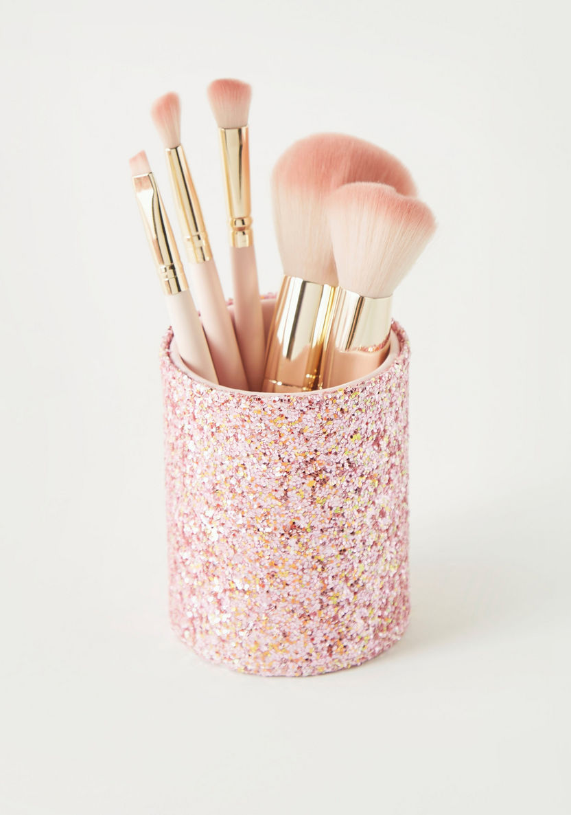 Findz 5 Piece Makeup Brush Set With