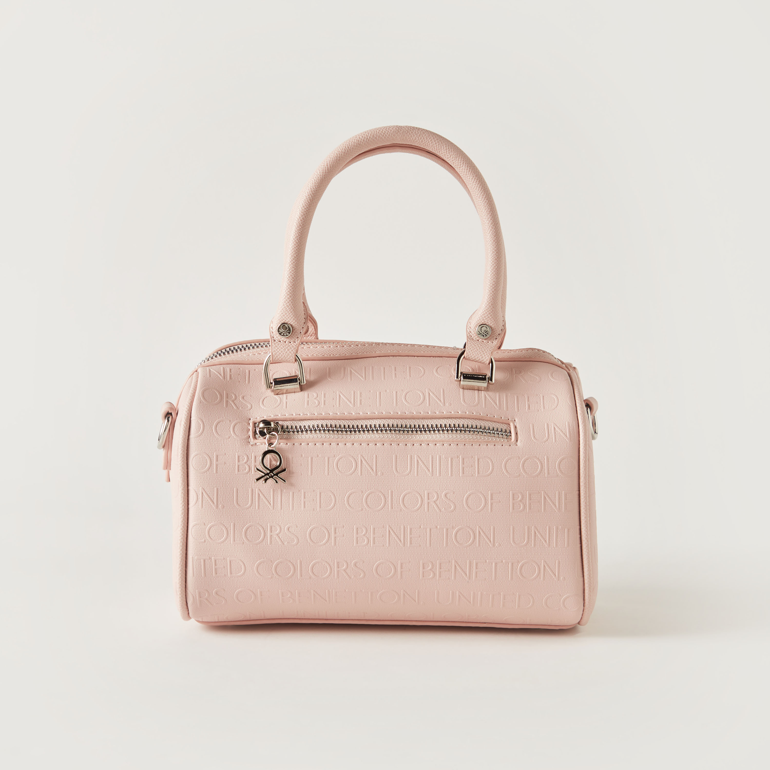 شنطة باولر مونوجرام بمقابض مزدوجة من يونايتد كولورز أوف بينيتون-women-bagsandwallets-handbags-image-5