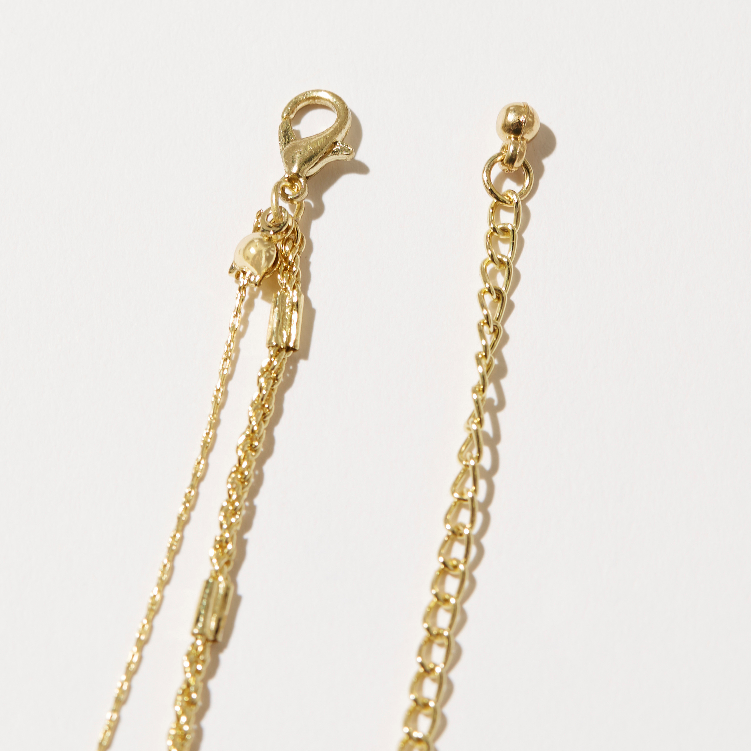 عقد مزدوج الطبقات بتزيينات فراشة وخرز ومشبك إغلاق-women-watchesandjewellery-jewellery-necklacesandpendants-image-3