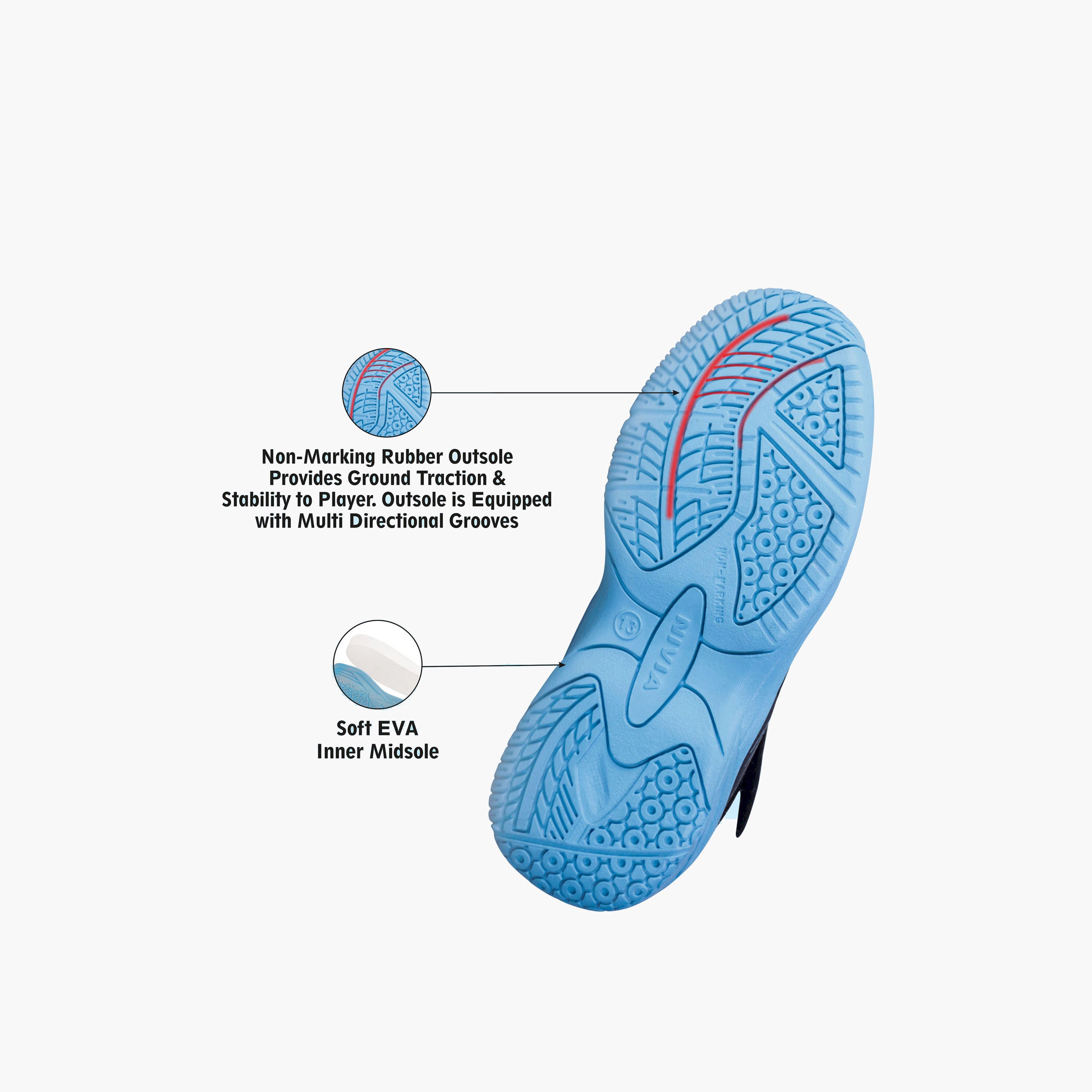 Nivia Boys Hook & Loop Cushioned Sole Basketball  Shoes-boys-shoes-sneakers-image-10