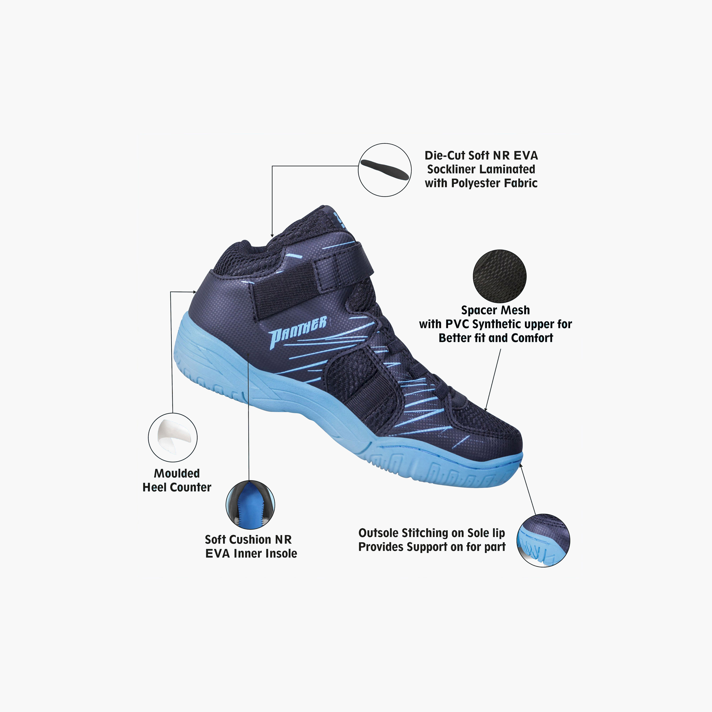 Nivia Boys Hook & Loop Cushioned Sole Basketball  Shoes-boys-shoes-sneakers-image-9