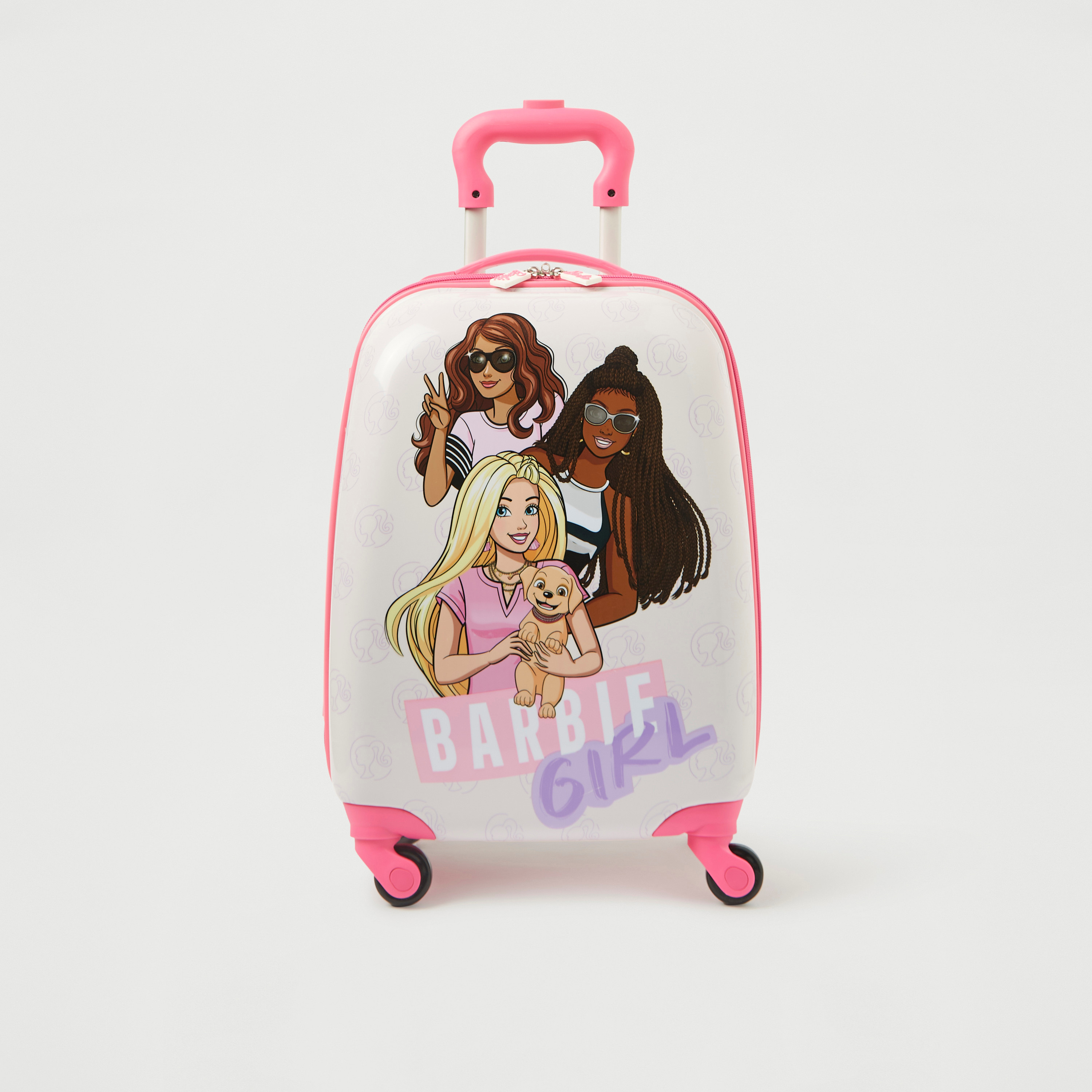 Buy Pink Barbie Blissa Trolley Bag Kids Small Holdall Luggage Girls Wheeled  Backpack Online at desertcartINDIA
