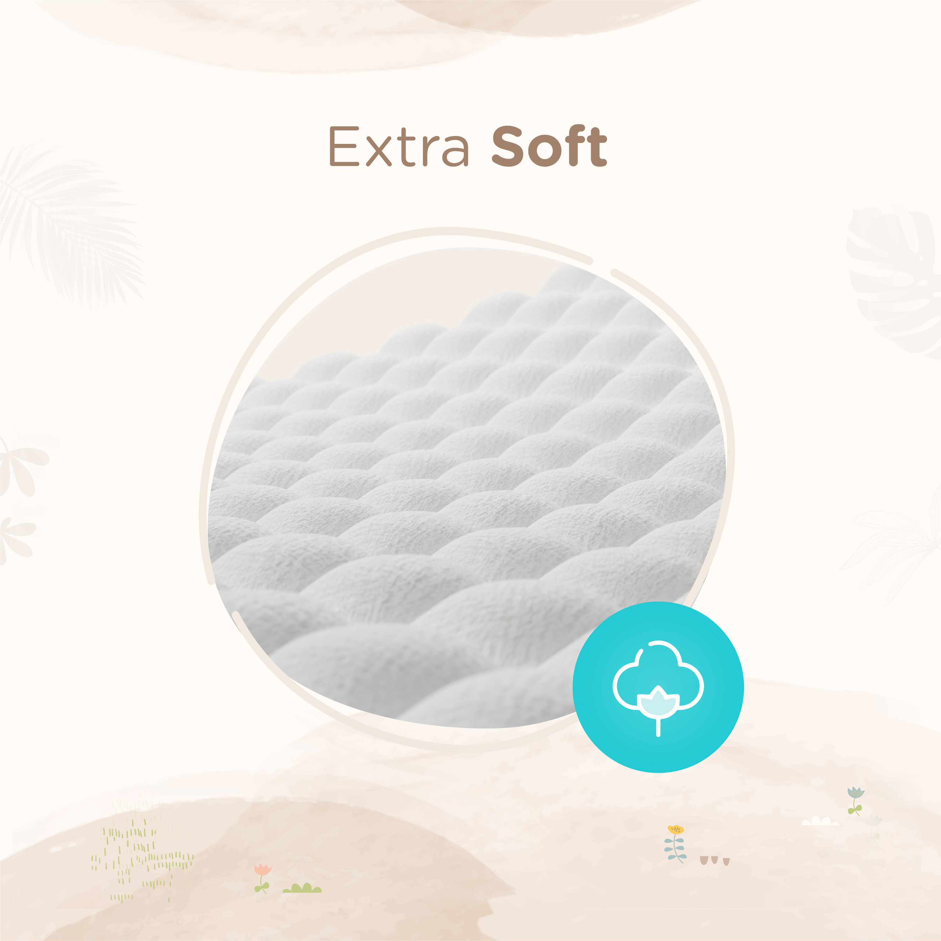 عبوة قيّمة حفّاضات بشريط لاصق 42 قطعة نعومة الريش مقاس 6 (16+ كجم) من جونيورز-baby-diapering-diapers-image-7