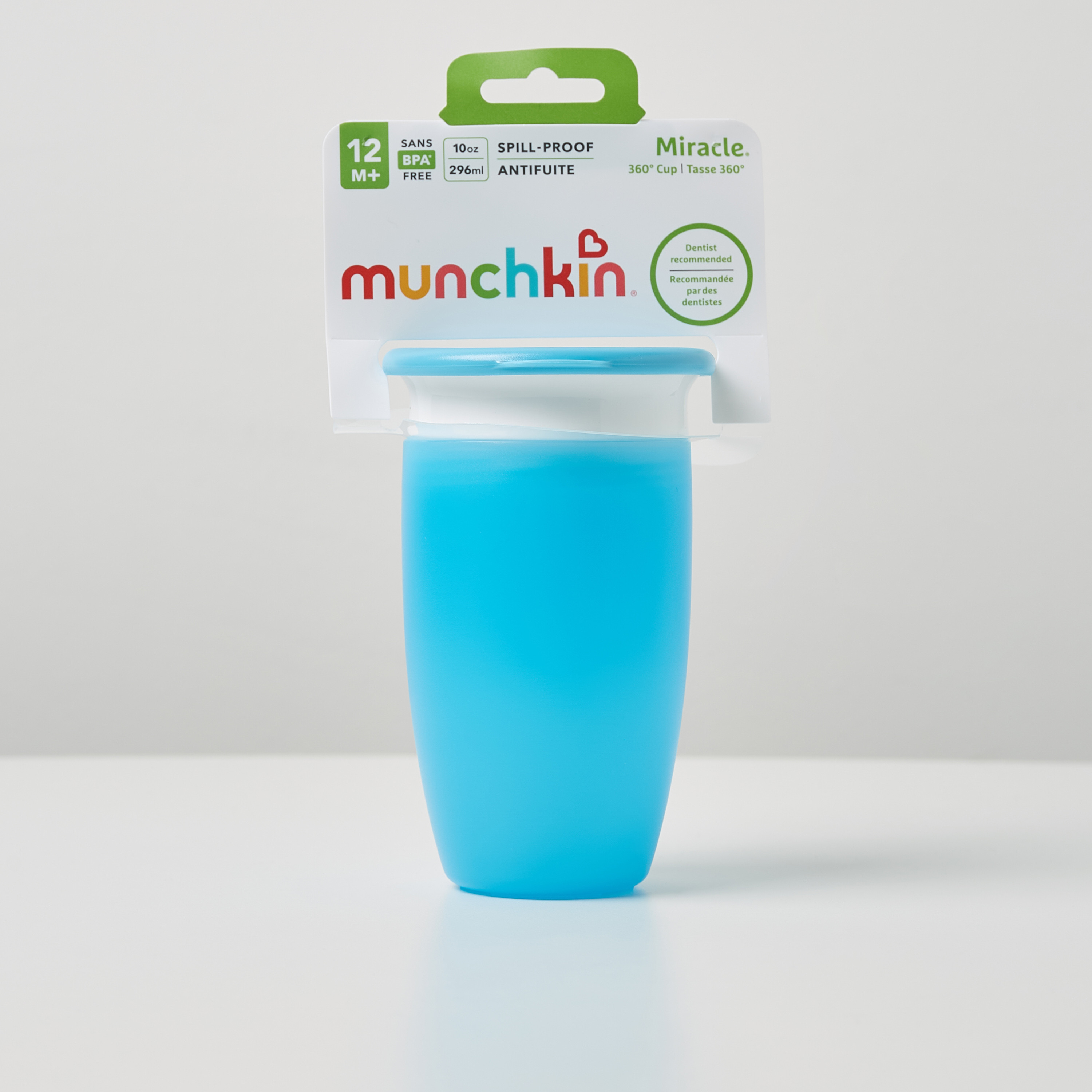 Munchkin Solid Miracle 360 Sippy Cup with Lid - 296 ml-baby-feeding-mealtimeessentials-image-4