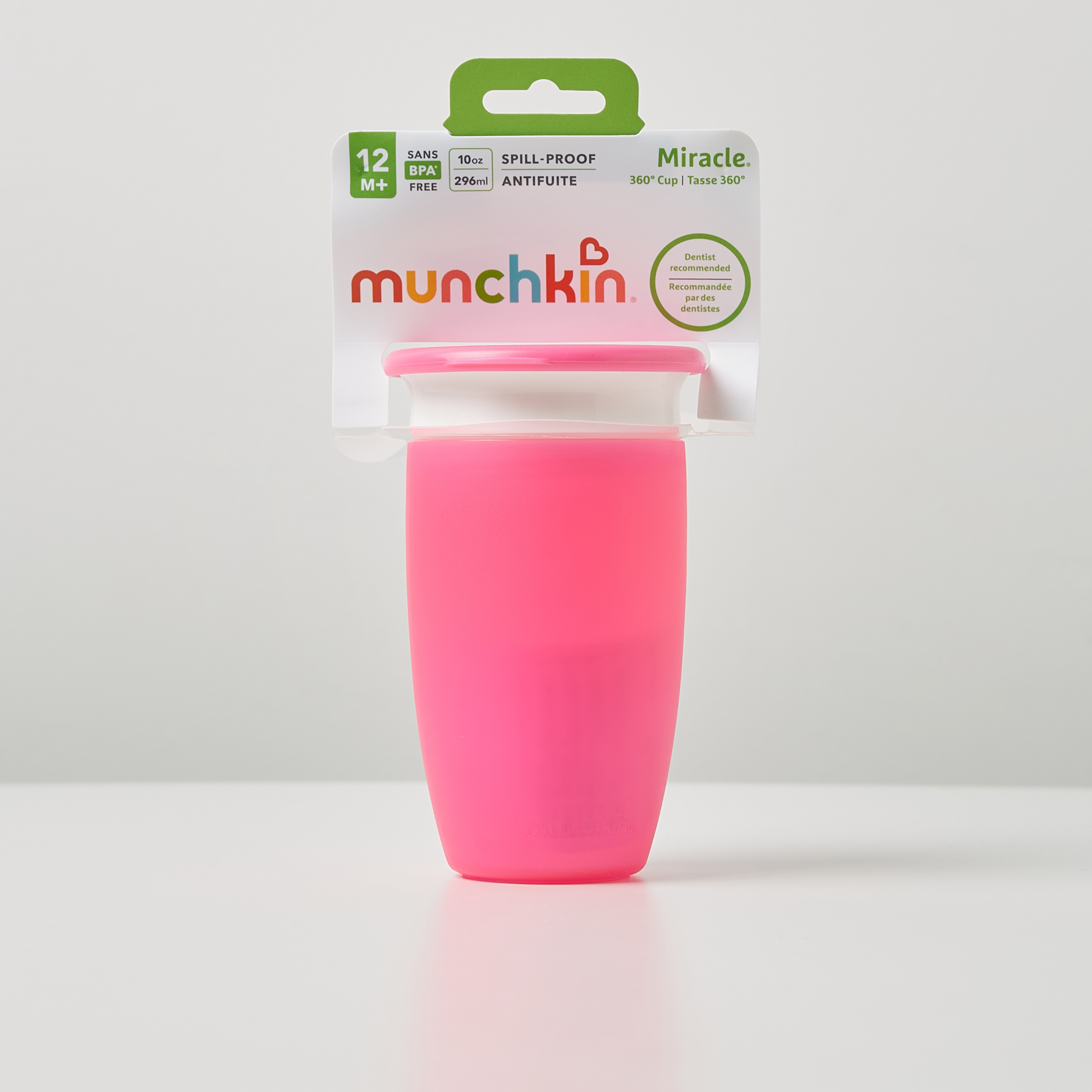 Munchkin Solid Miracle 360 Sippy Cup with Lid - 296 ml-baby-feeding-mealtimeessentials-image-4