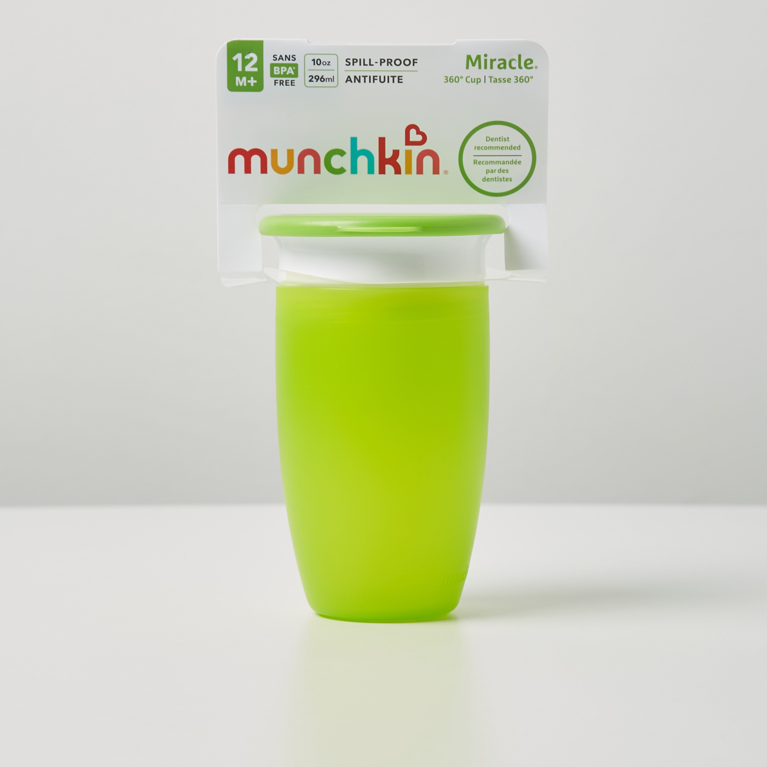 Munchkin Solid Miracle 360 Sippy Cup with Lid - 296 ml-baby-feeding-mealtimeessentials-image-4