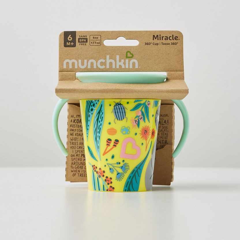 Munchkin Koala Print Miracle 360 Trainer Cup with Handle - 177 ml-Mealtime Essentials-image-3