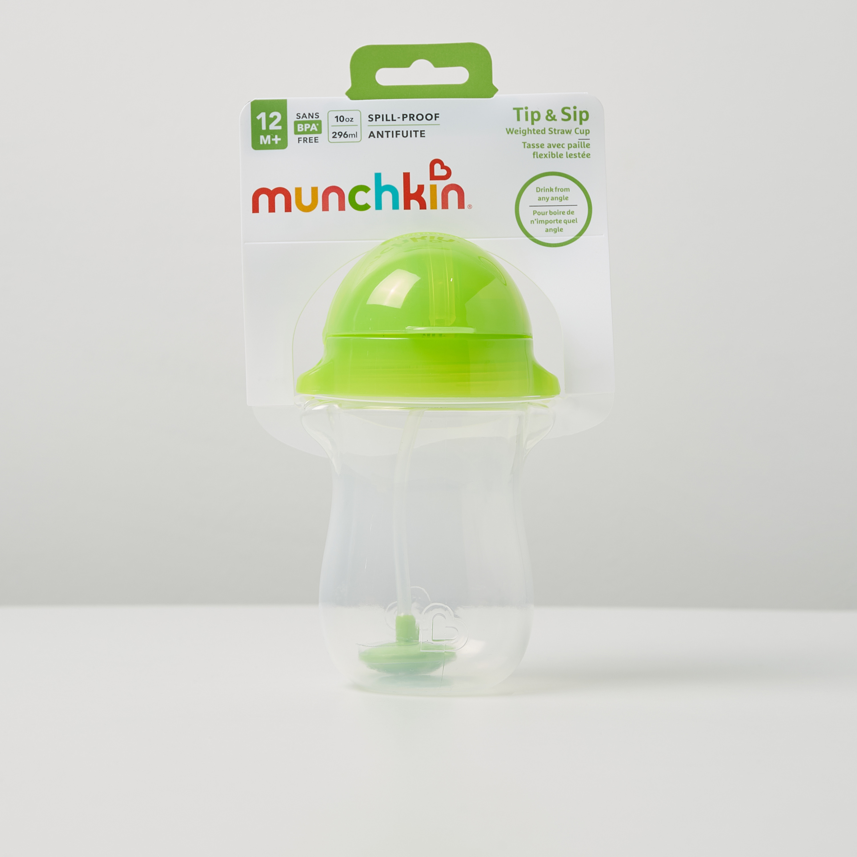 Munchkin Spill-Proof Antifuite Tip and Sip Cup with Straw - 296 ml-baby-feeding-mealtimeessentials-image-4