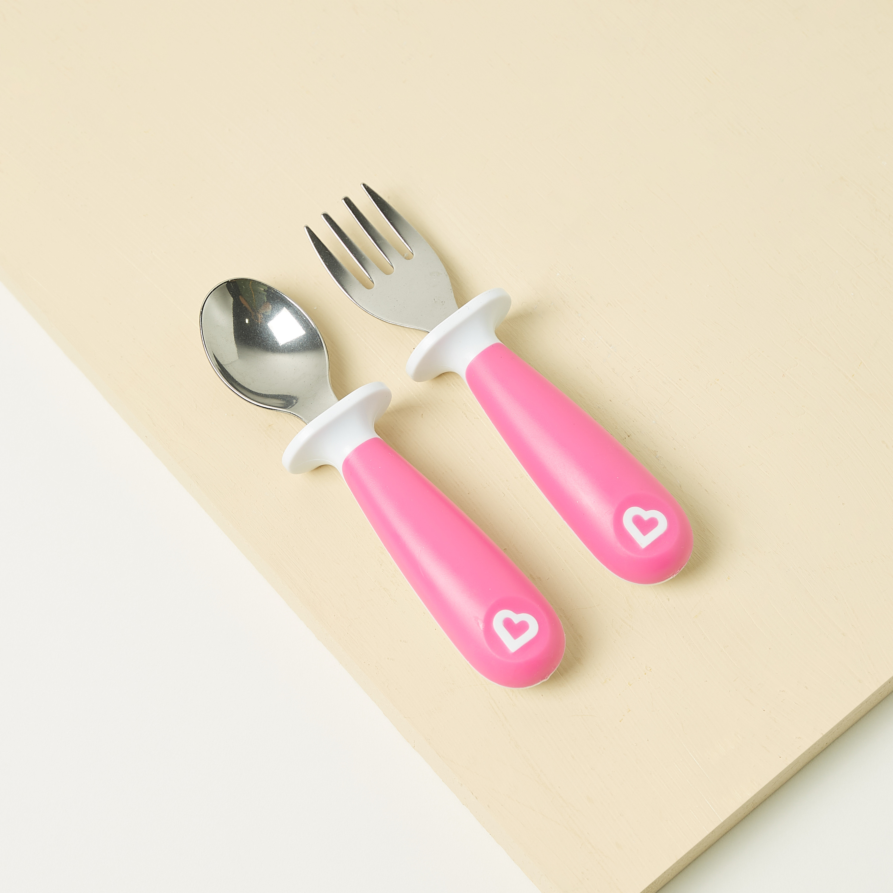 Munchkin Raise 2-Piece Toddler Fork and Spoon Set-baby-feeding-mealtimeessentials-image-1