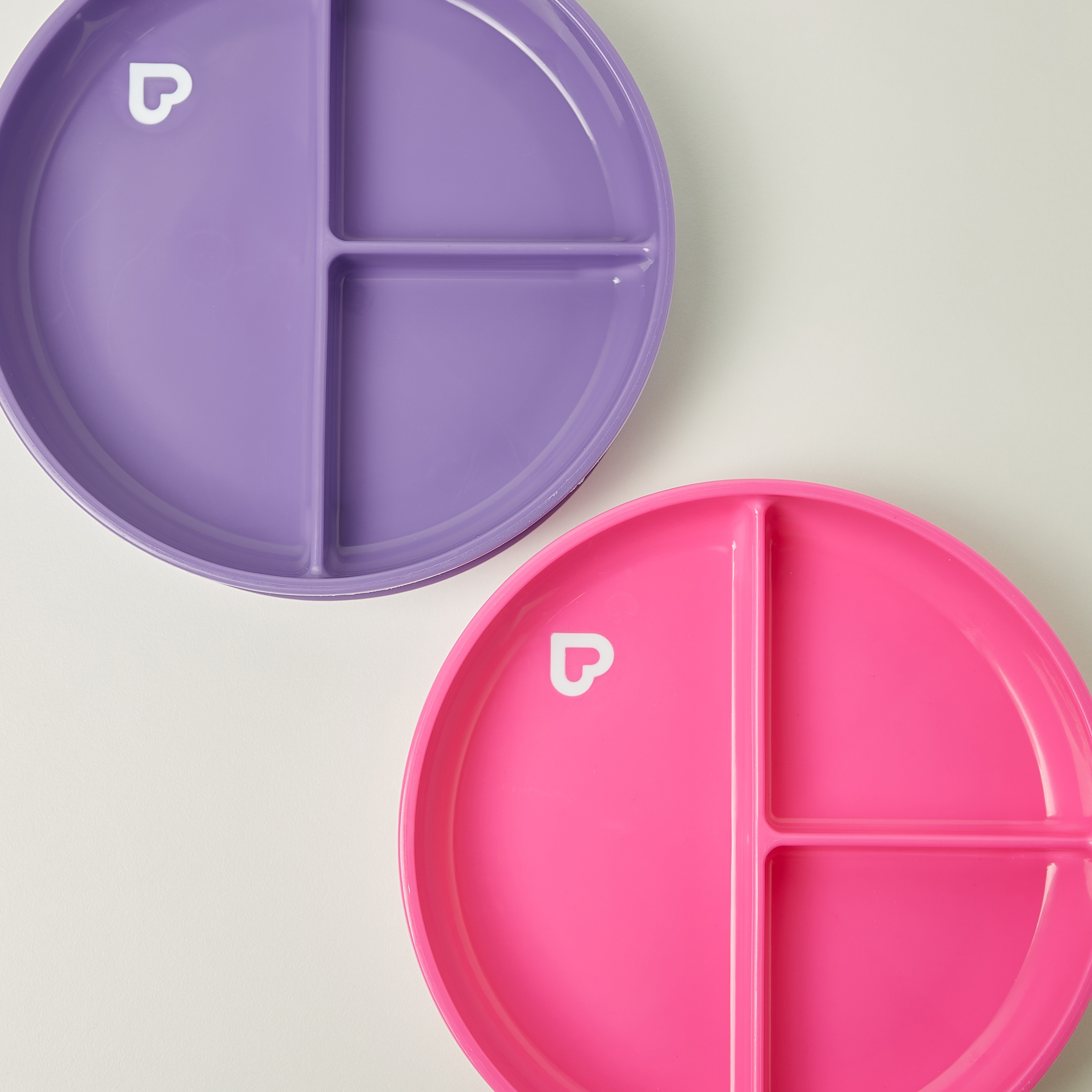 Munchkin Solid Stay Put Suction Plate - Set of 2-baby-feeding-mealtimeessentials-image-2