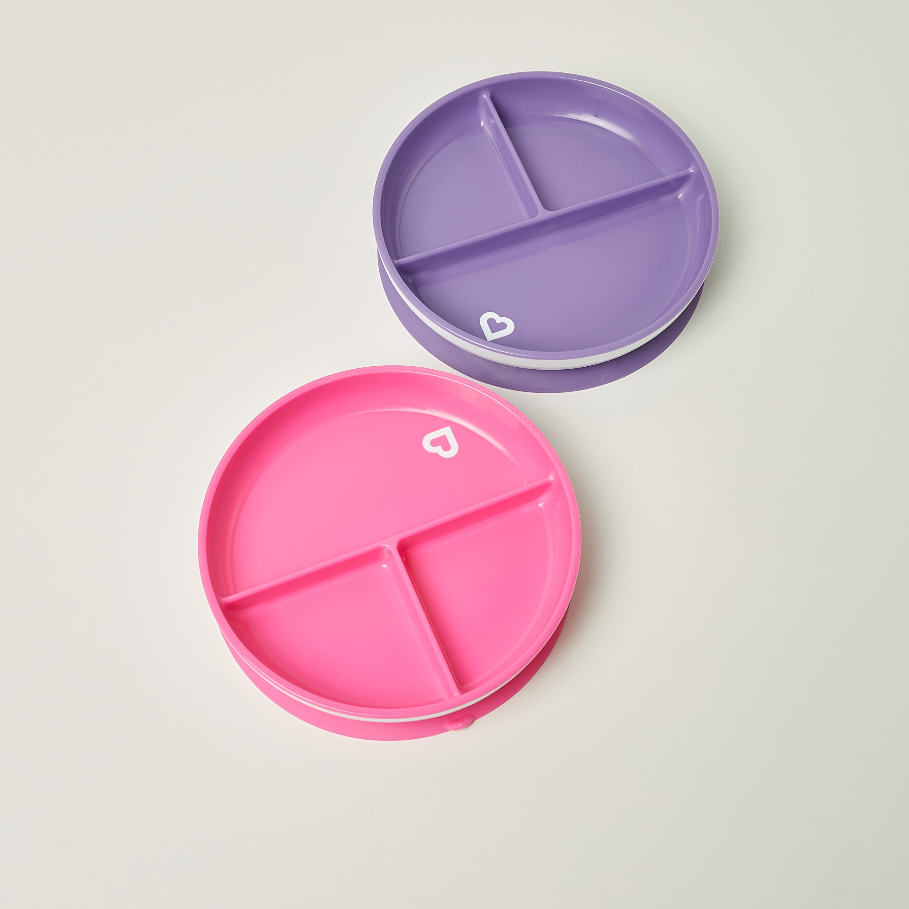 Munchkin Solid Stay Put Suction Plate - Set of 2-baby-feeding-mealtimeessentials-image-3