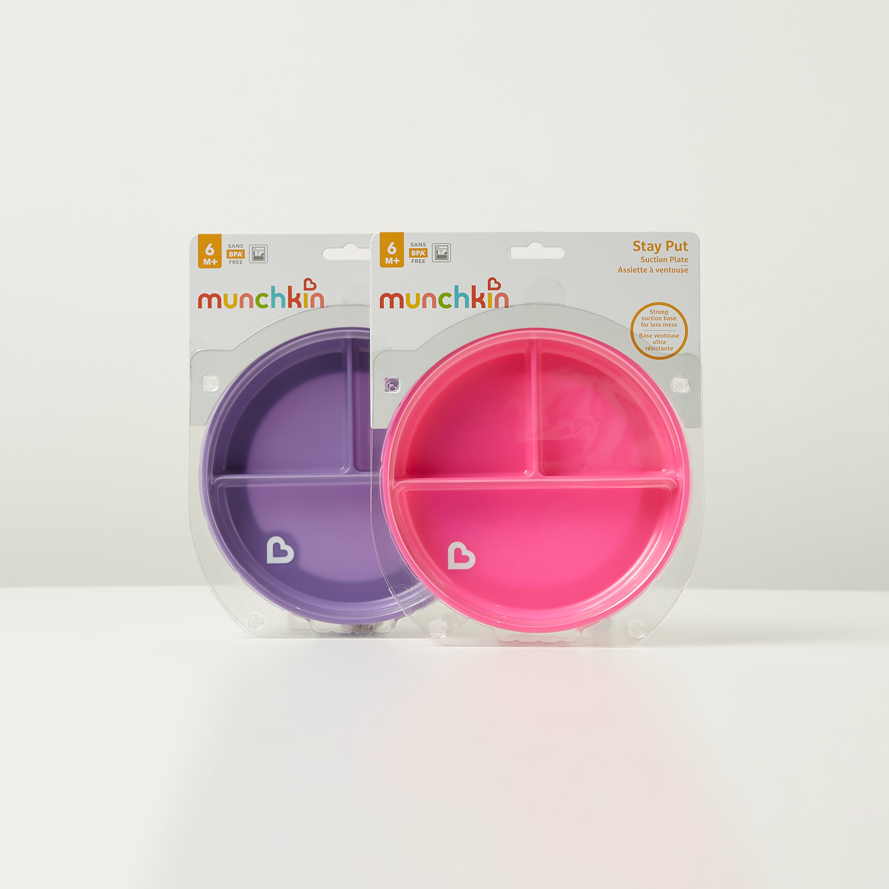 Munchkin Solid Stay Put Suction Plate - Set of 2-baby-feeding-mealtimeessentials-image-4