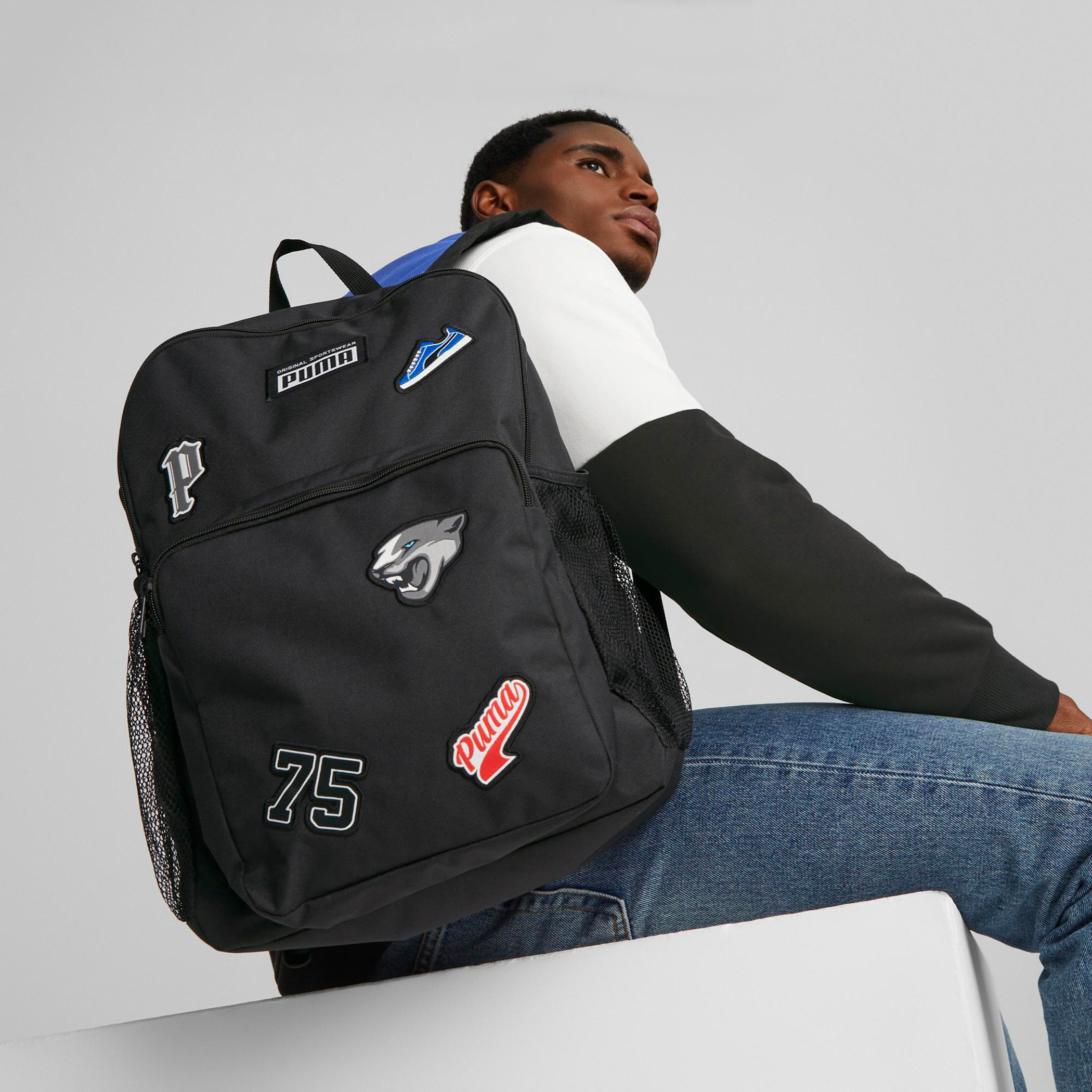 PUMA Applique Detail Backpack-school-bagsandbackpacks-backpacks-image-4