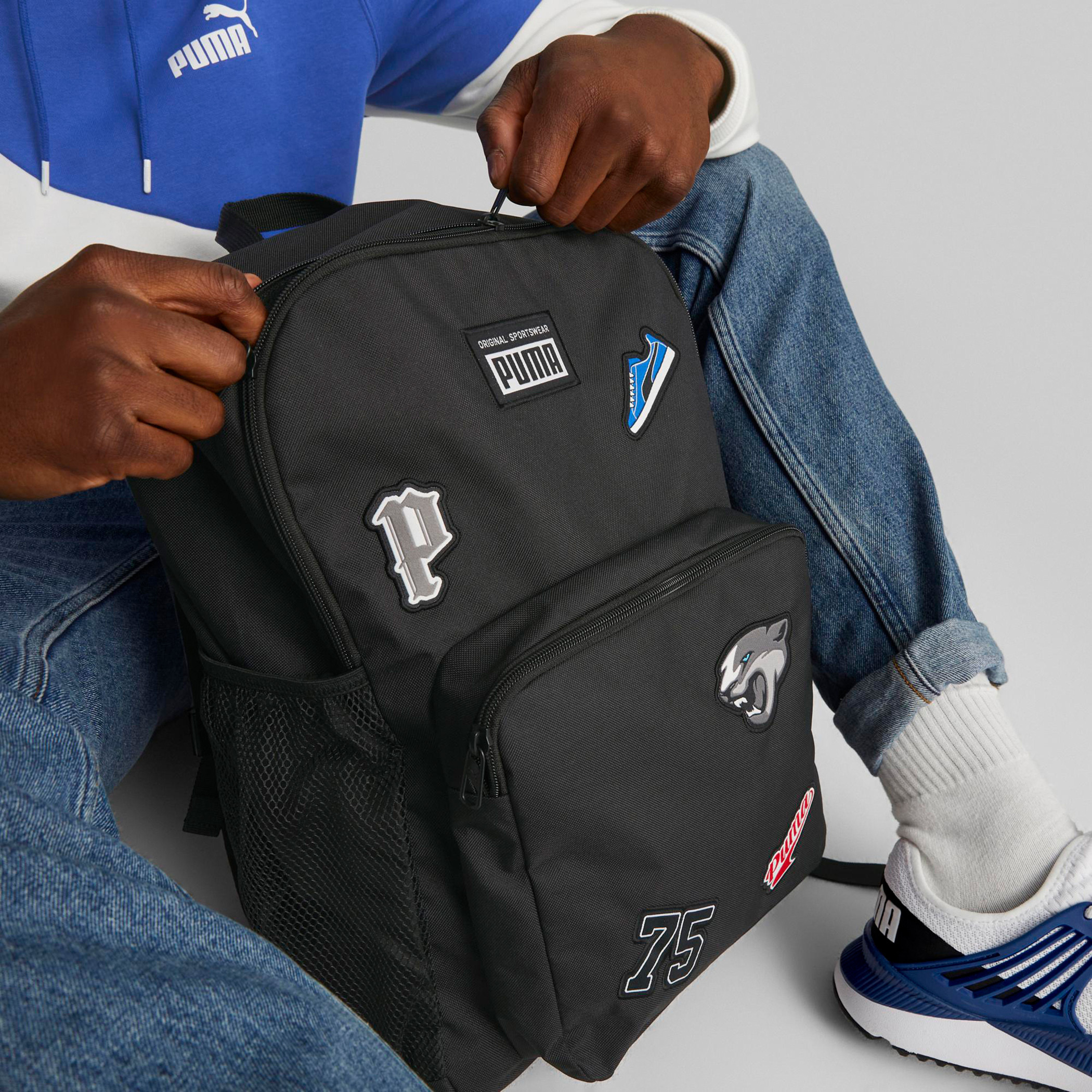 PUMA Applique Detail Backpack-school-bagsandbackpacks-backpacks-image-5