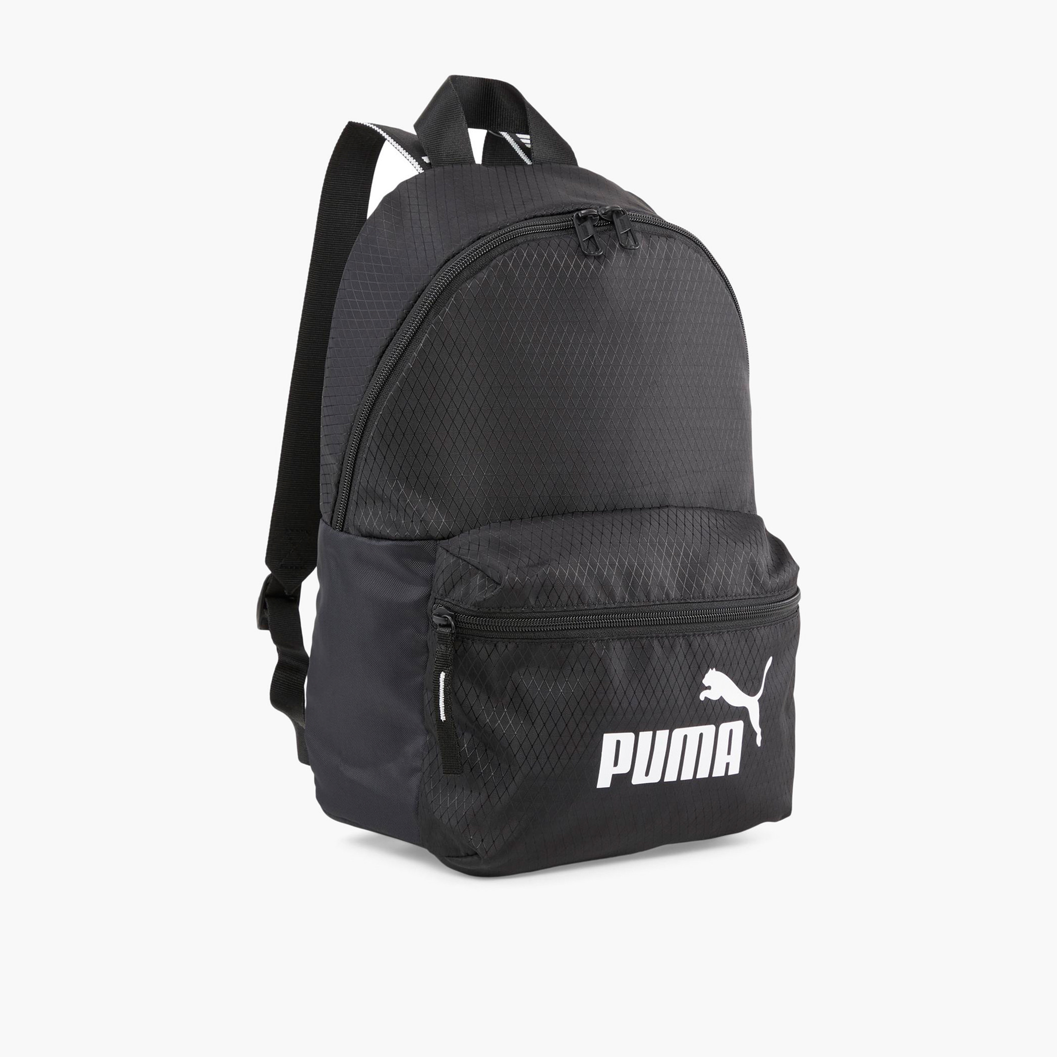 شنطة ظهر بتصميم هندسي بارز الملمس وحمالات كتف قابلة للتعديل من بوما-school-bagsandbackpacks-backpacks-image-1
