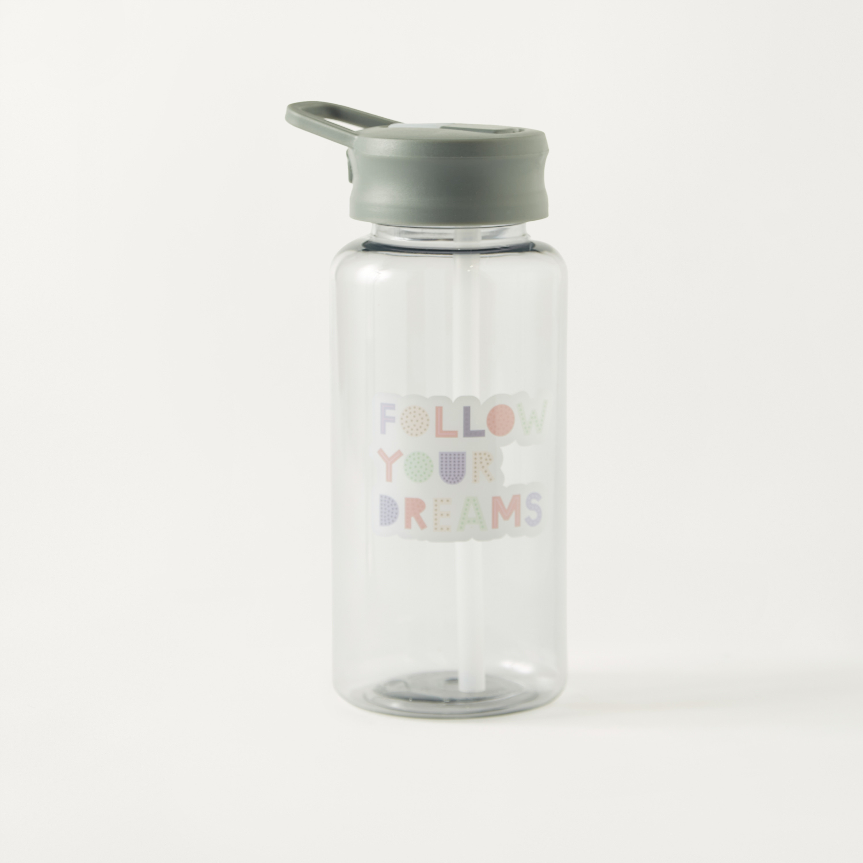قارورة مياه بجدار فردي ومقبض وطبعات شعار - 1 لتر-school-waterbottles-image-1